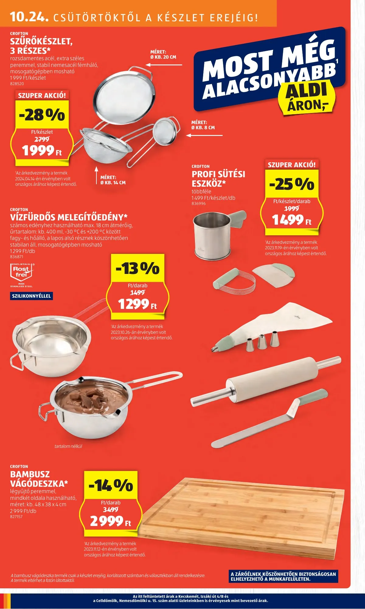 Aldi akciós újság 10.24–10.30 – 26. oldal