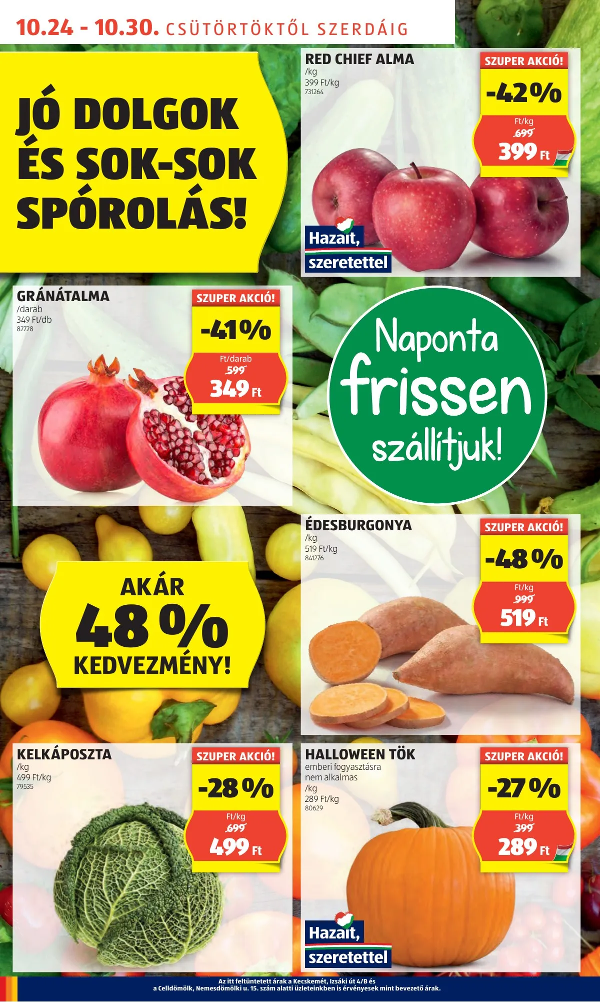 Aldi akciós újság 10.24–10.30 – 4. oldal