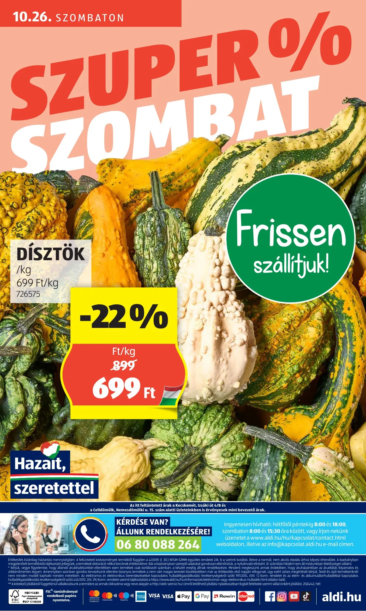 Aldi akciós újság 10.24–10.30 – 64. oldal