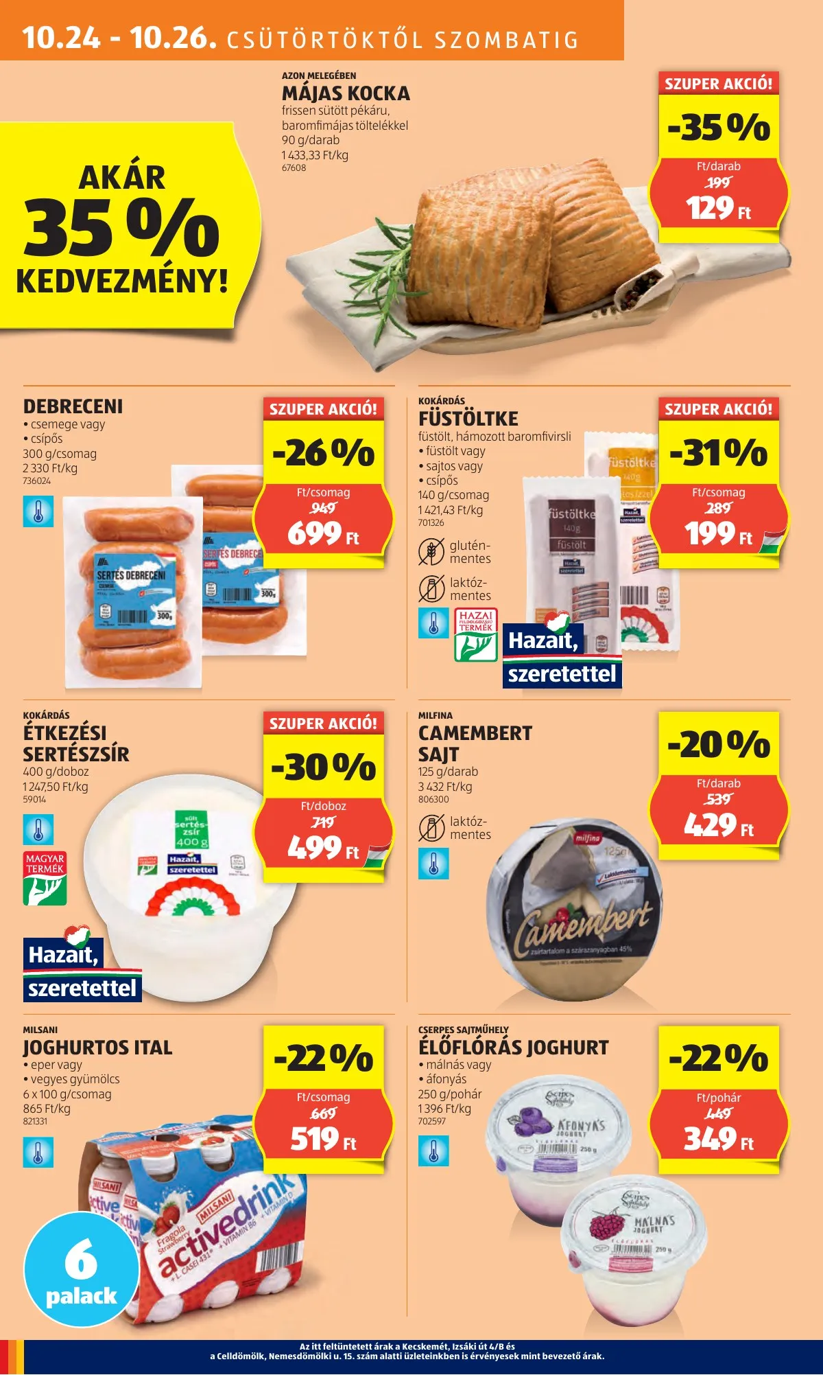 Aldi akciós újság 10.24–10.30 – 8. oldal