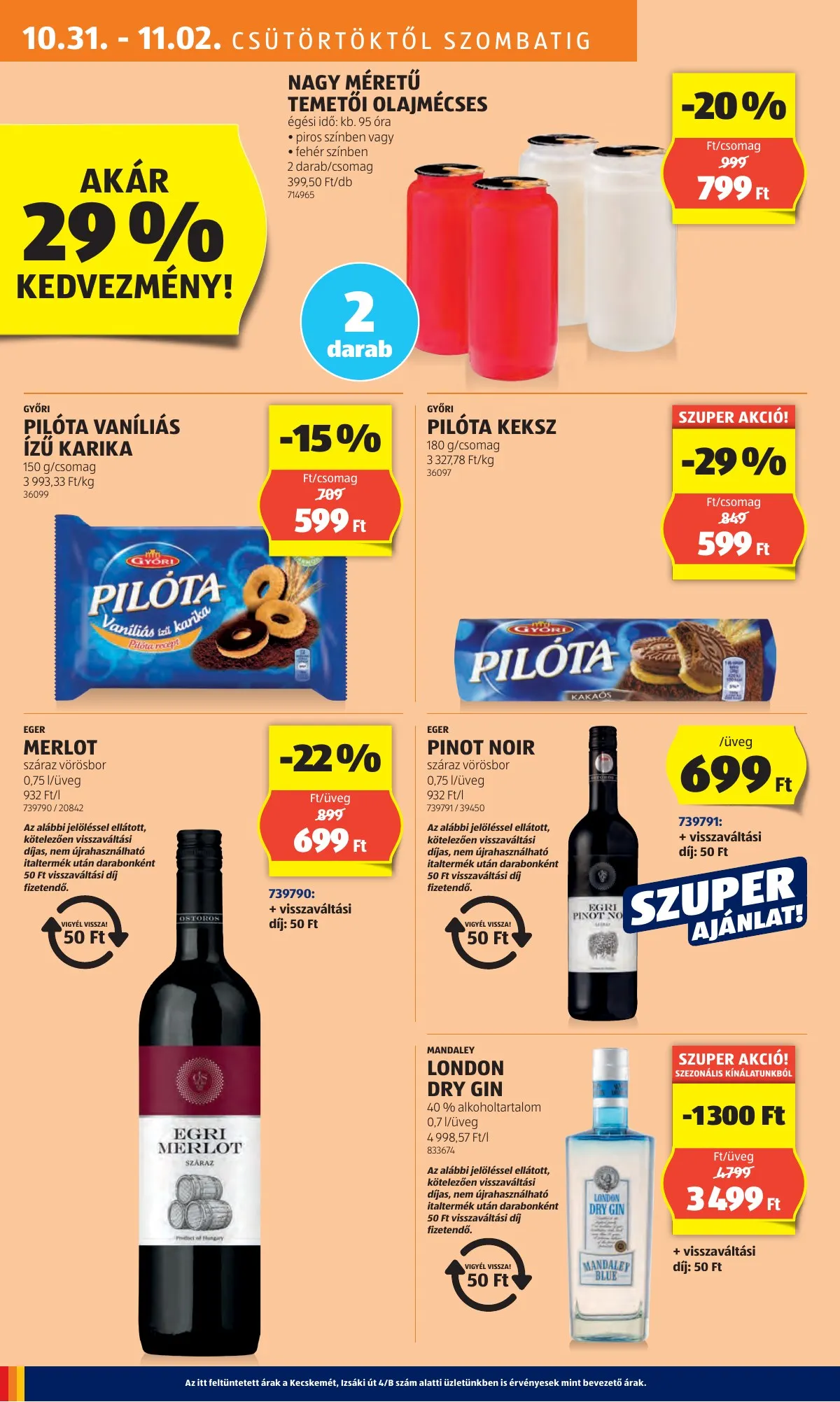 Aldi akciós újság 10.31–11.06 – 10. oldal