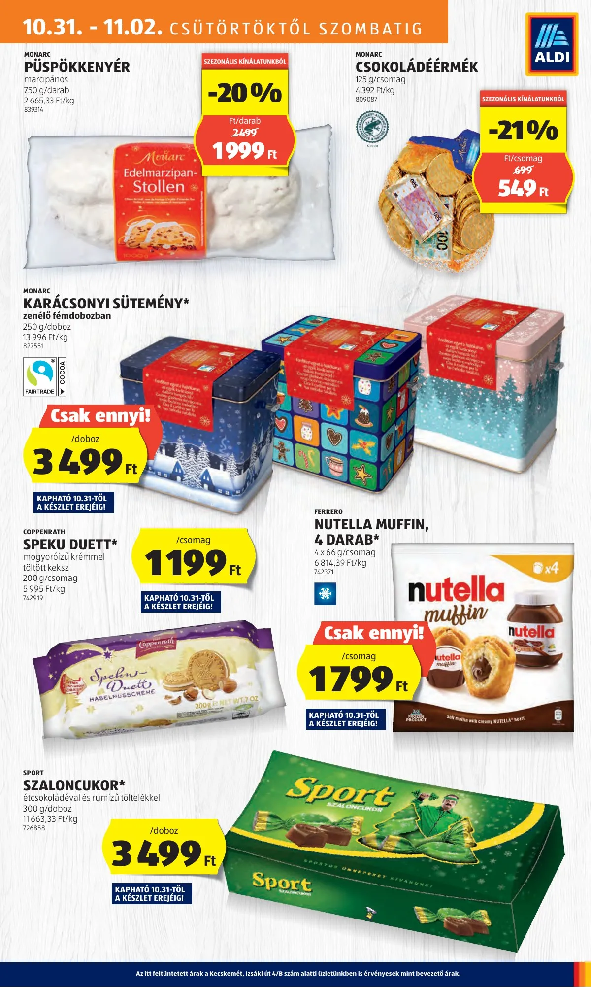 Aldi akciós újság 10.31–11.06 – 17. oldal