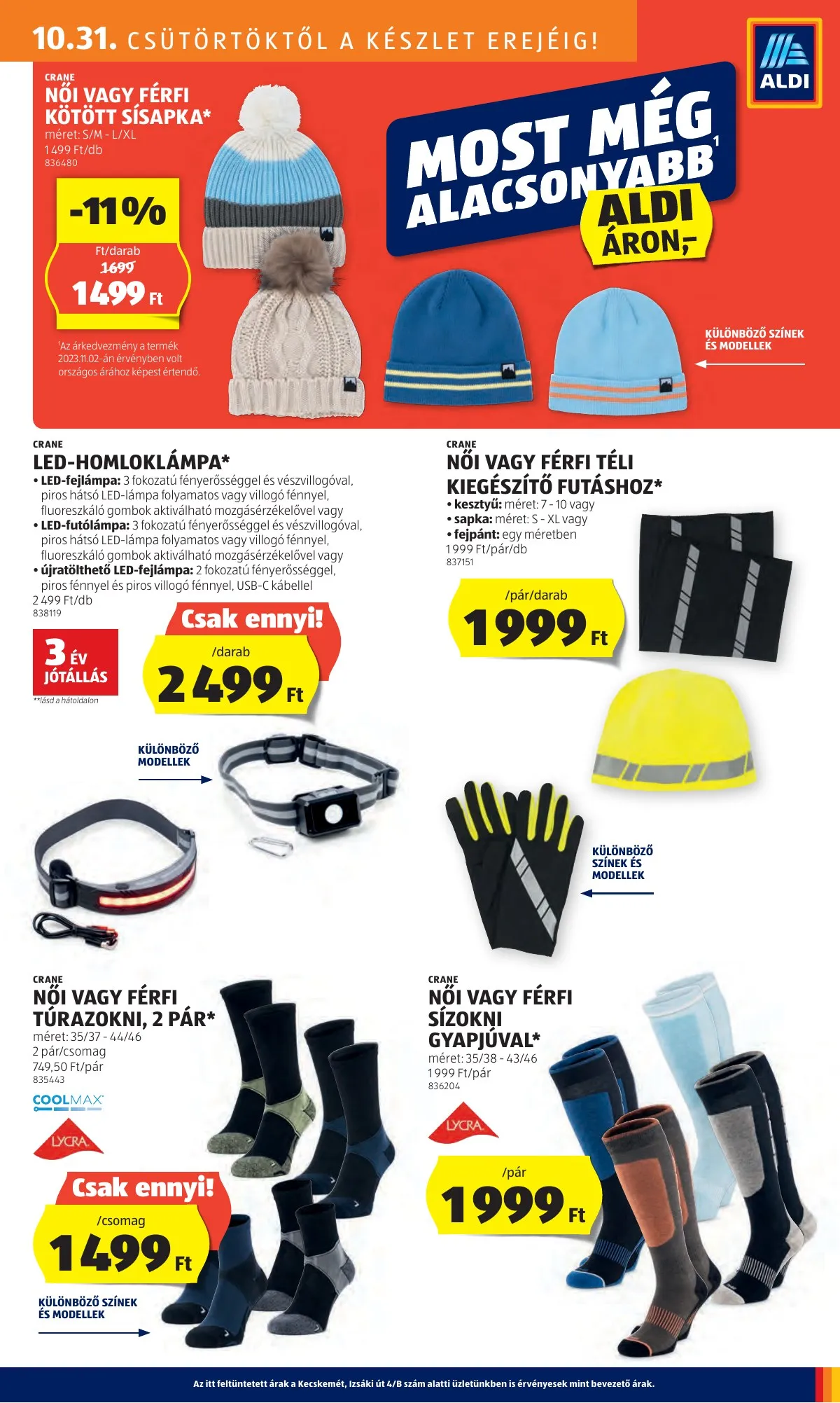 Aldi akciós újság 10.31–11.06 – 21. oldal