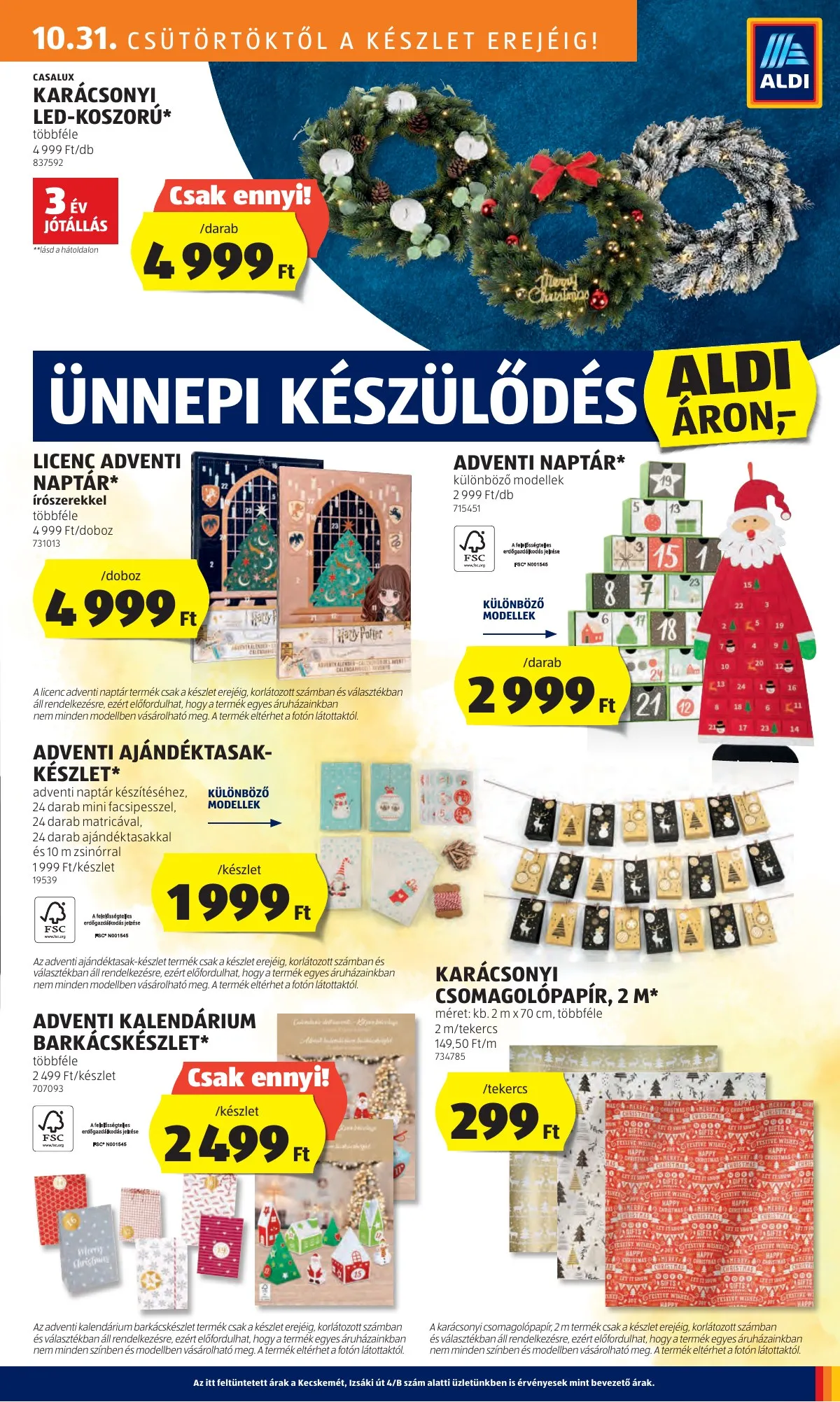 Aldi akciós újság 10.31–11.06 – 25. oldal
