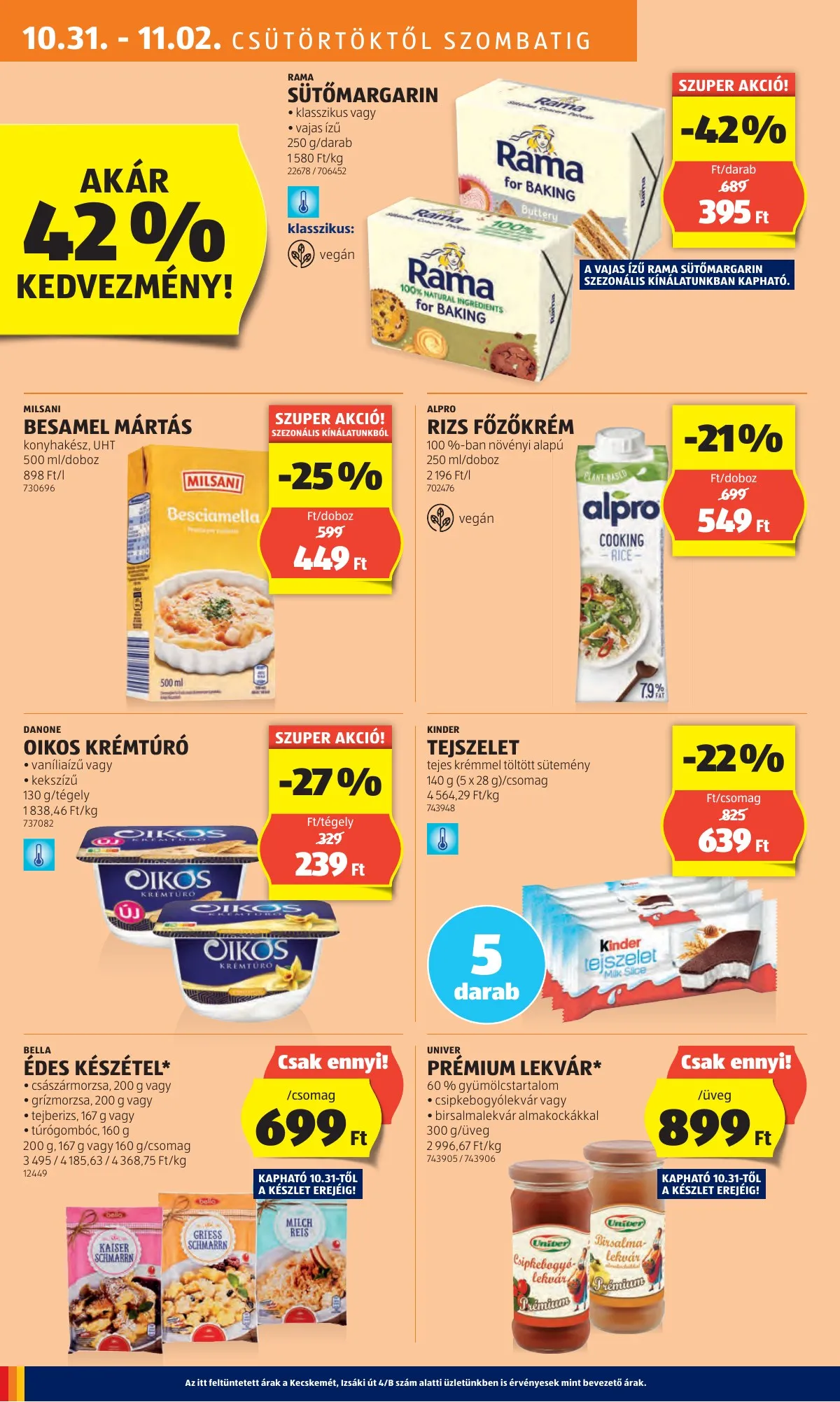 Aldi akciós újság 10.31–11.06 – 8. oldal