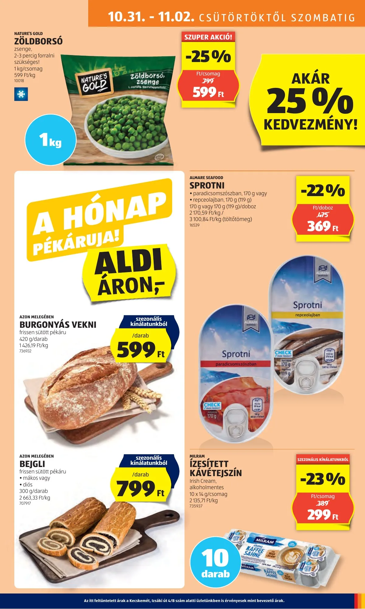 Aldi akciós újság 10.31–11.06 – 9. oldal