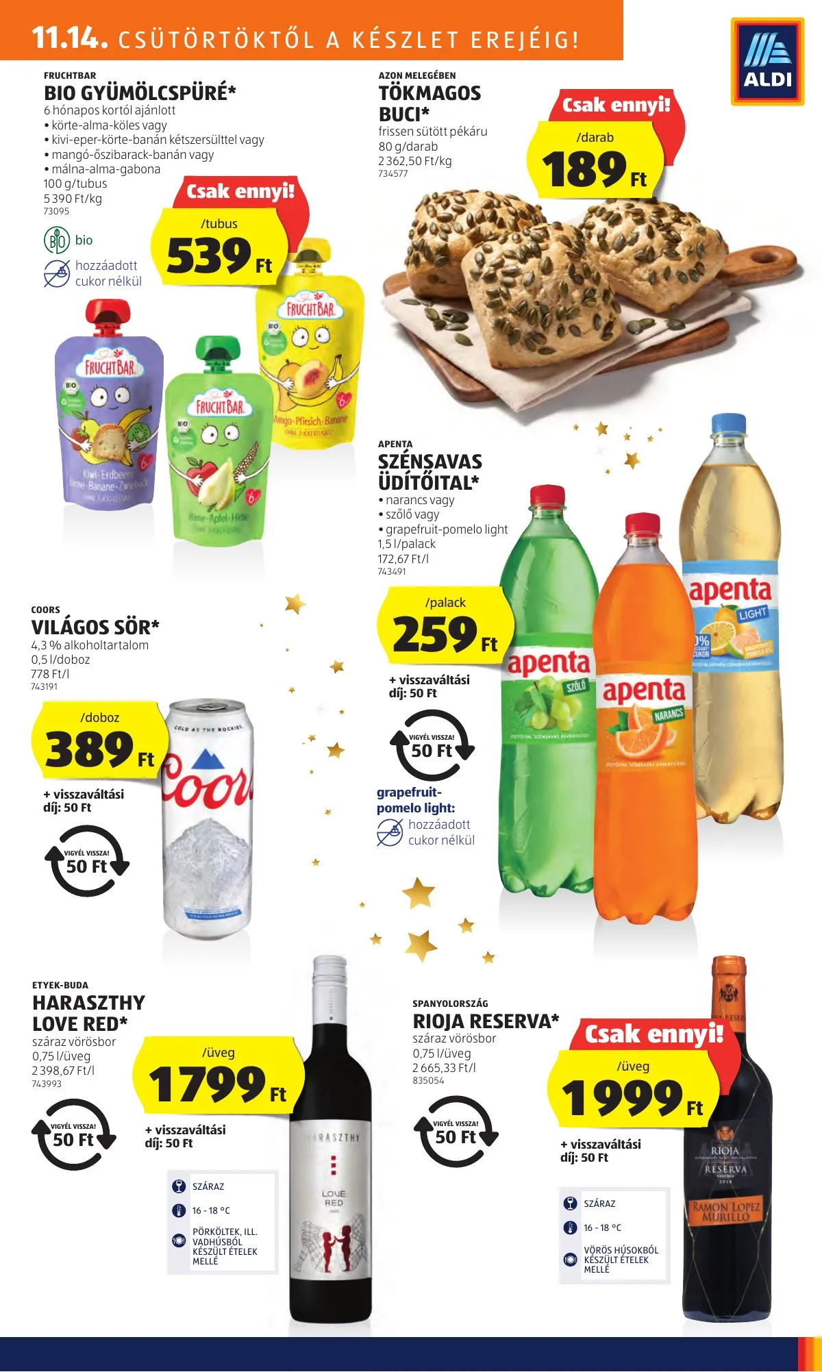 Aldi akciós újság 11.14–11.20 – 15. oldal