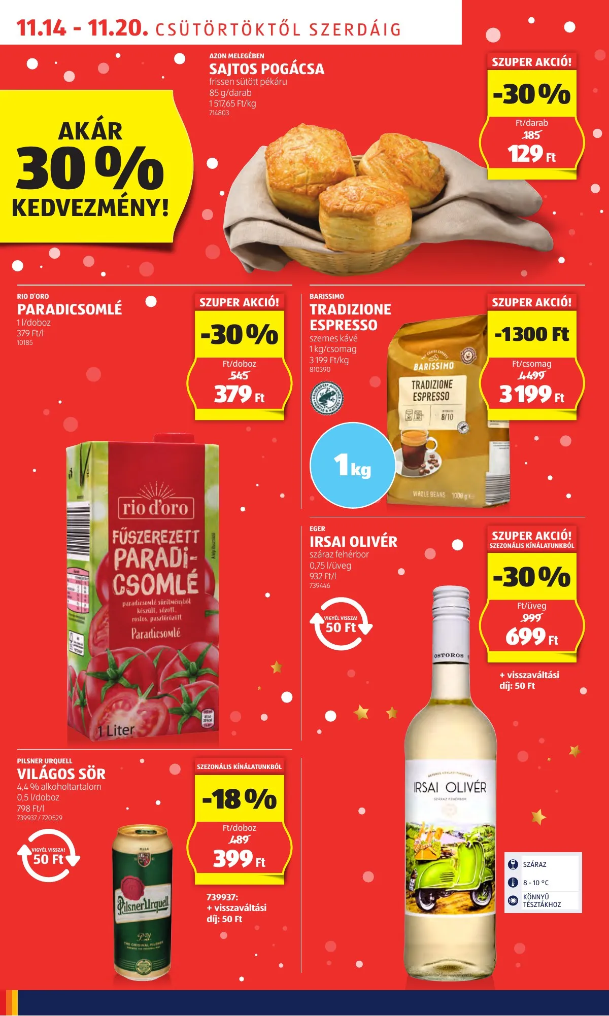 Aldi akciós újság 11.14–11.20 – 6. oldal