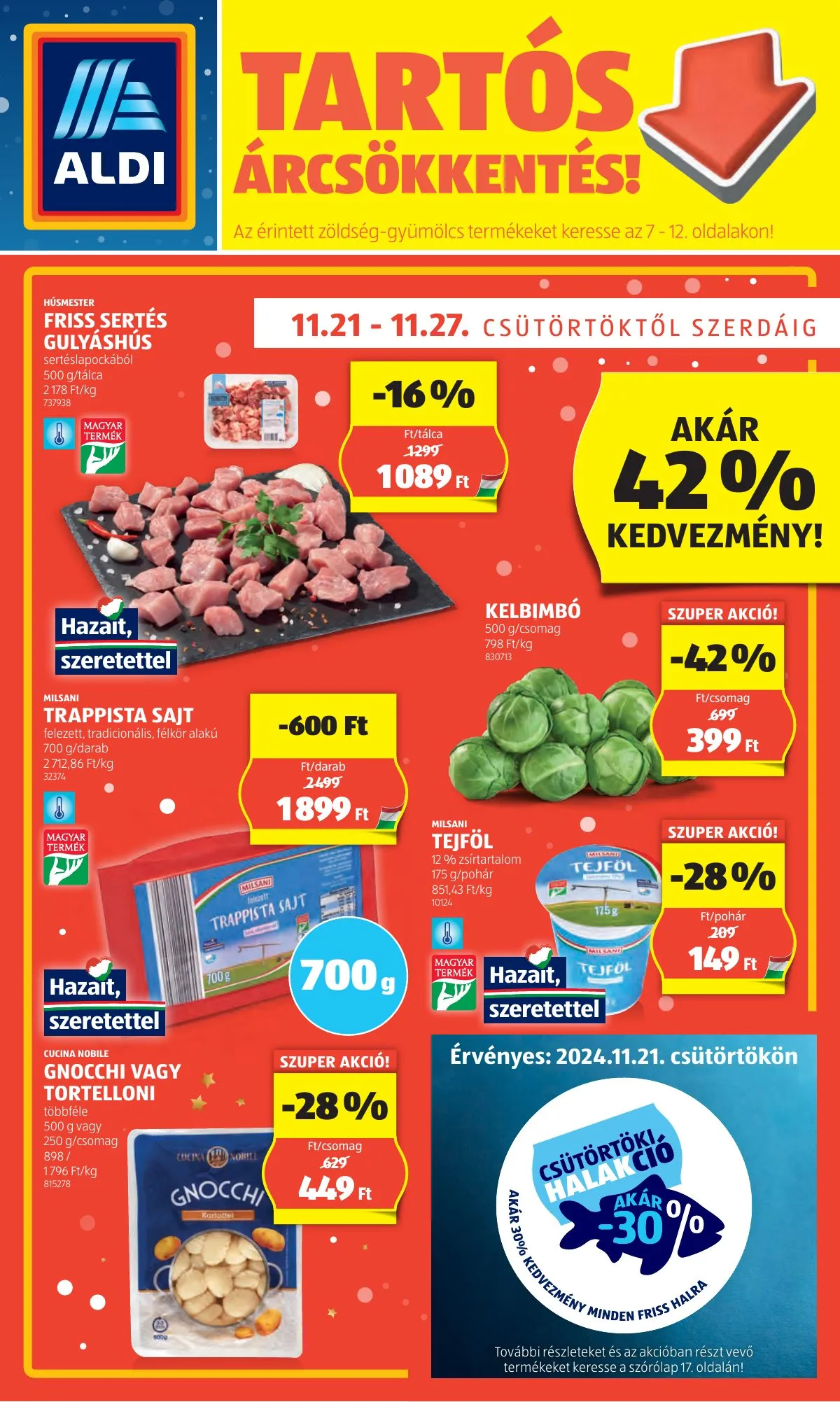 Aldi akciós újság 11.21–11.27