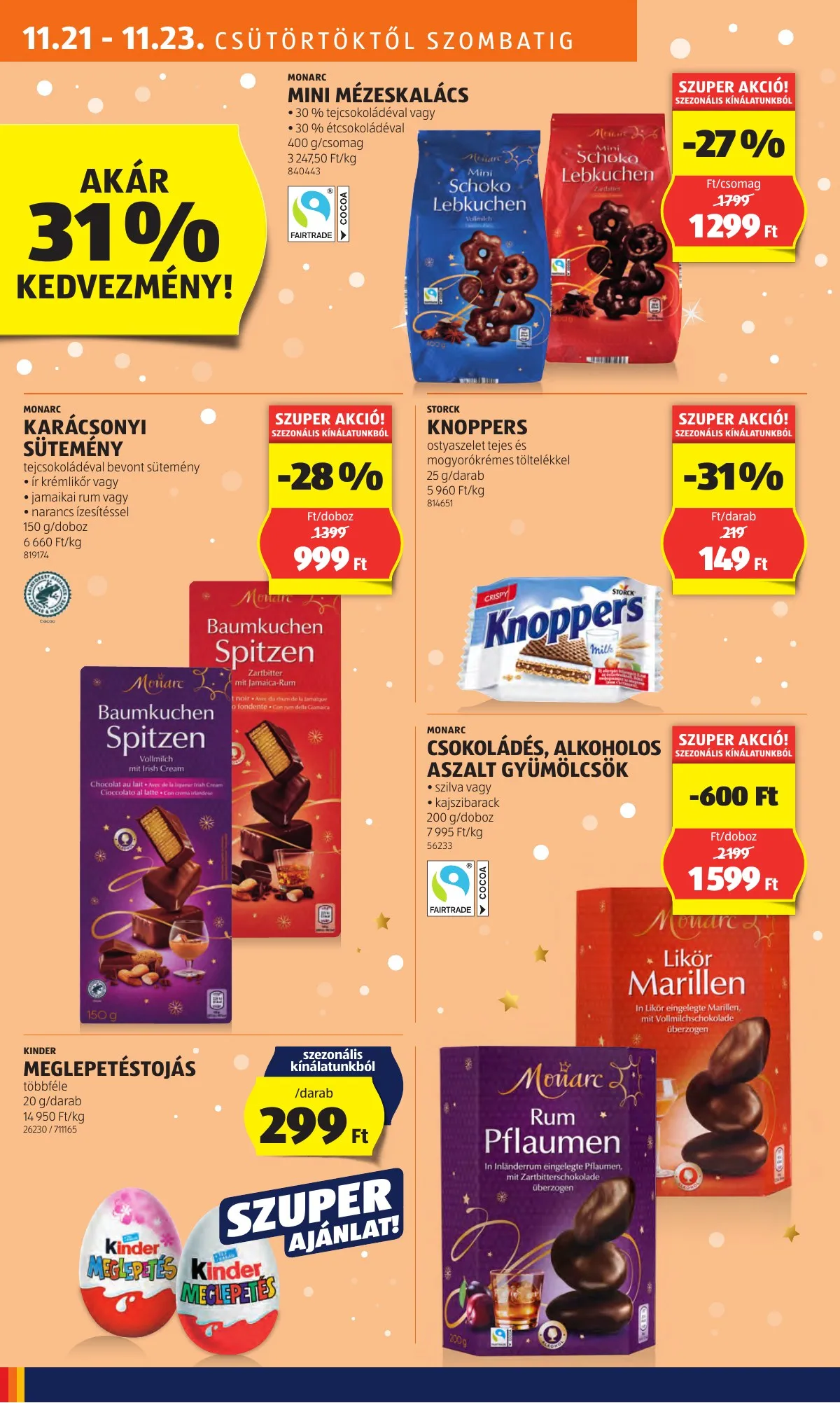 Aldi akciós újság 11.21–11.27 – 16. oldal