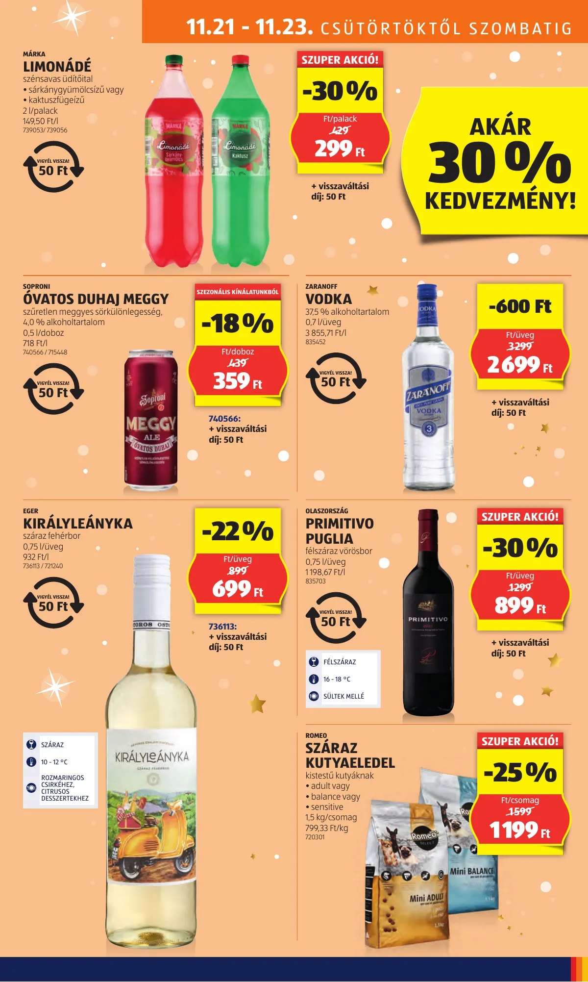 Aldi akciós újság 11.21–11.27 – 17. oldal
