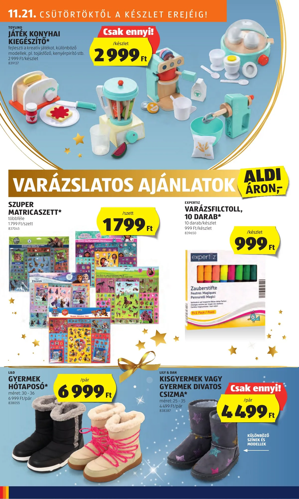 Aldi akciós újság 11.21–11.27 – 38. oldal