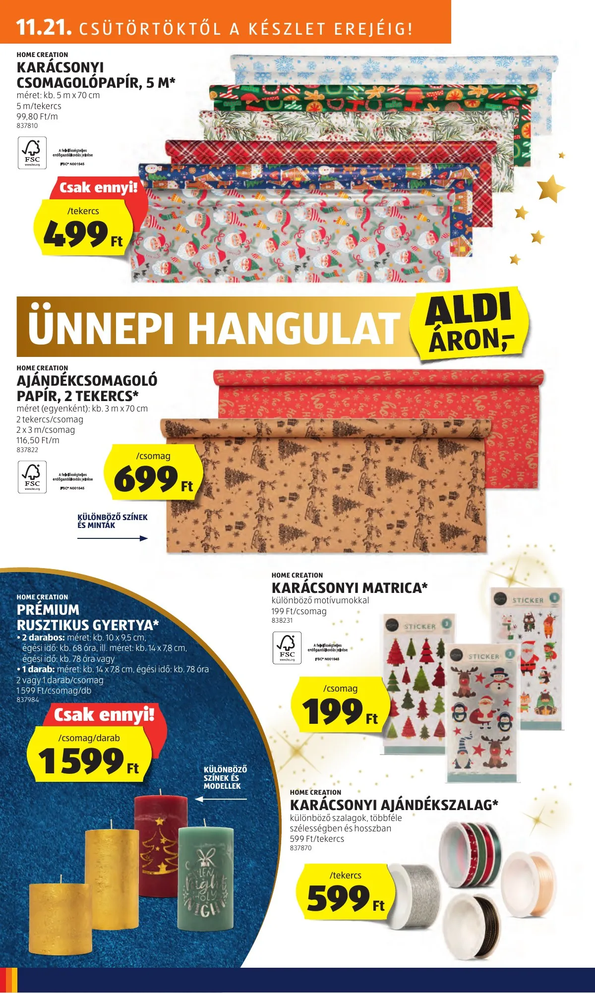 Aldi akciós újság 11.21–11.27 – 40. oldal
