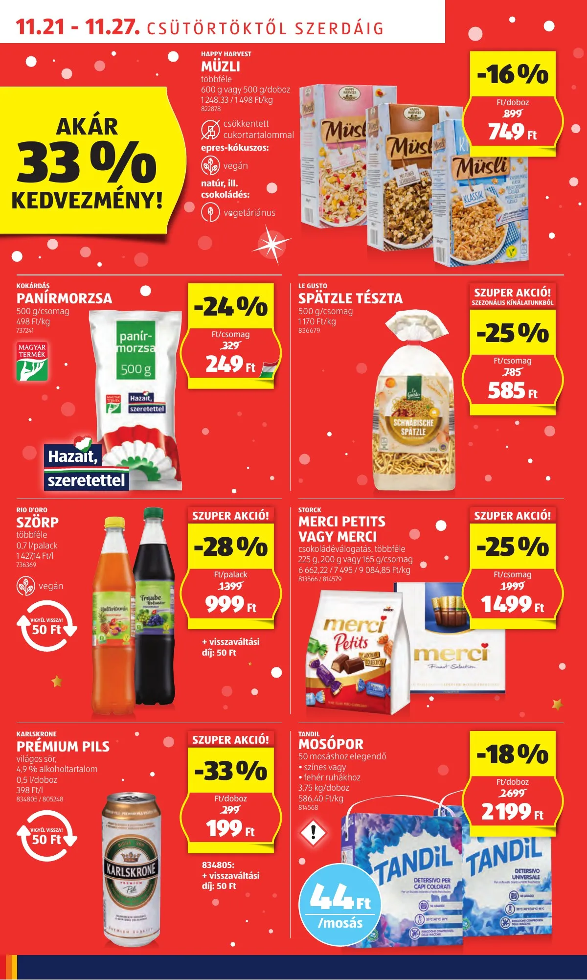 Aldi akciós újság 11.21–11.27 – 6. oldal