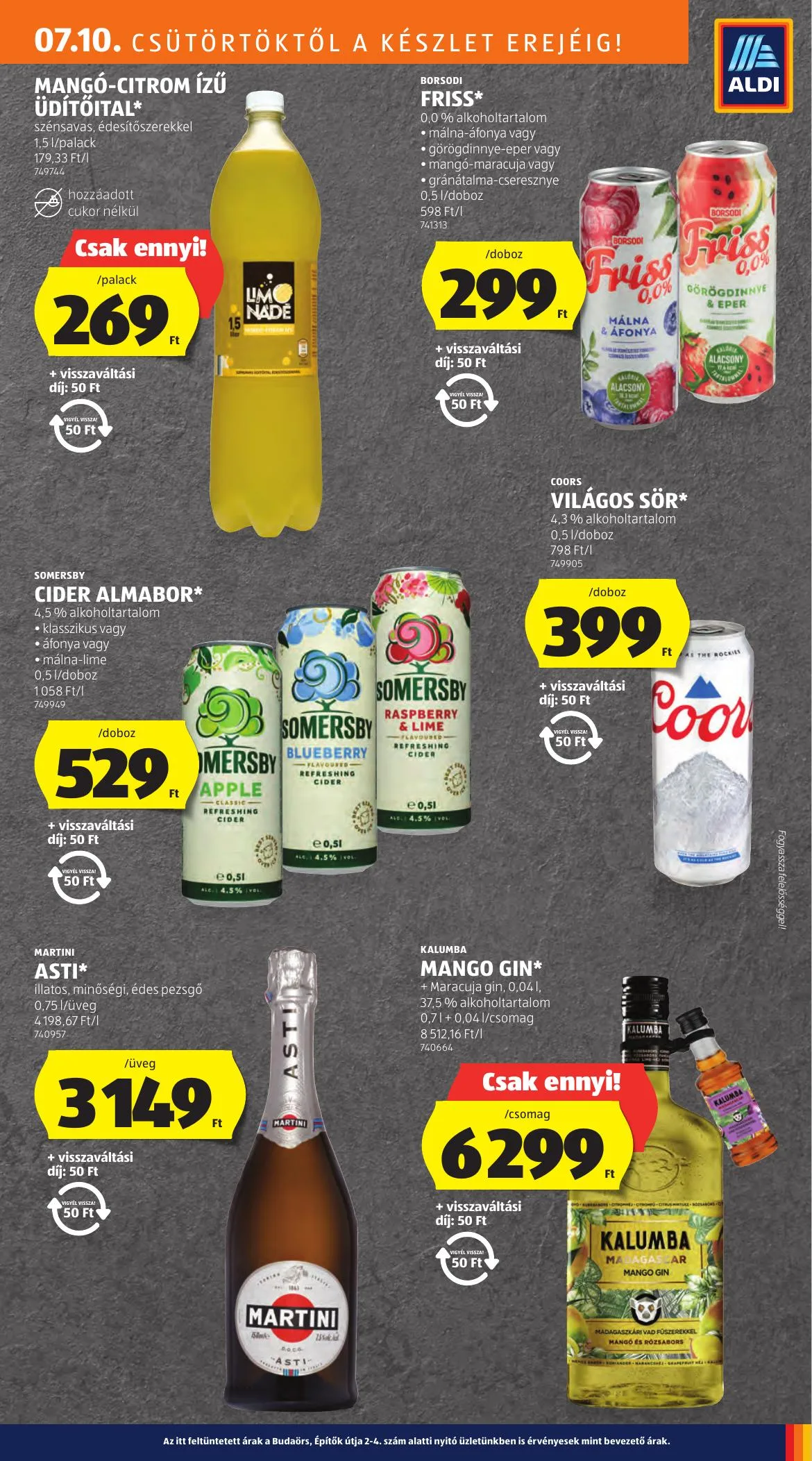 Aldi akciós újság 07.10–07.16 – 19. oldal