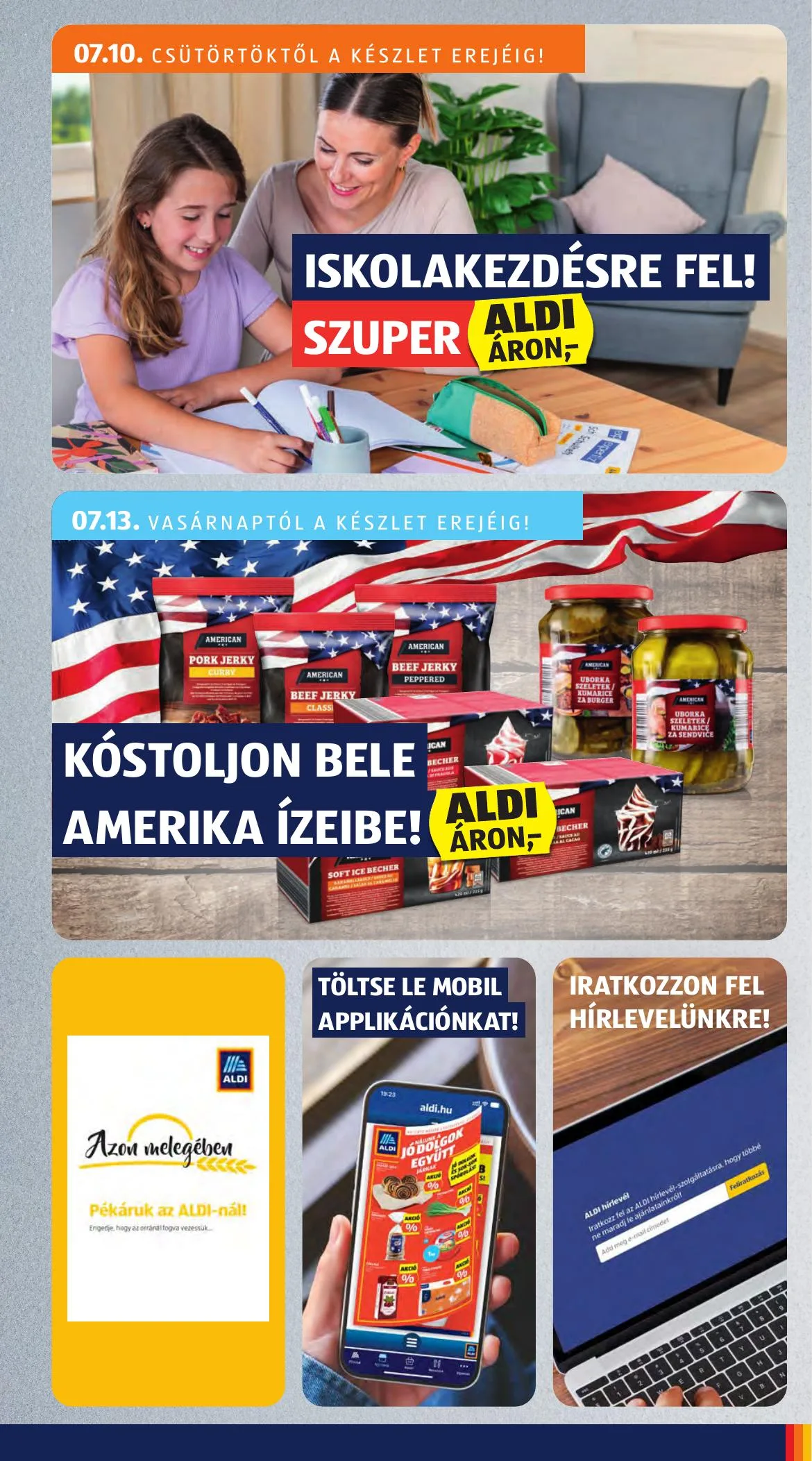 Aldi akciós újság 07.10–07.16 – 3. oldal