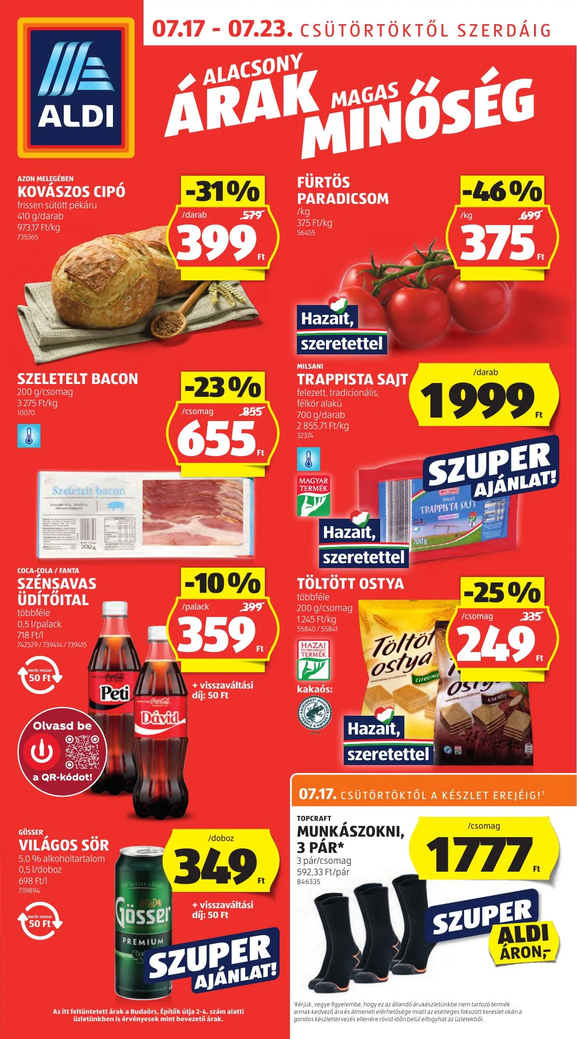 Aldi akciós újság 07.17–07.23