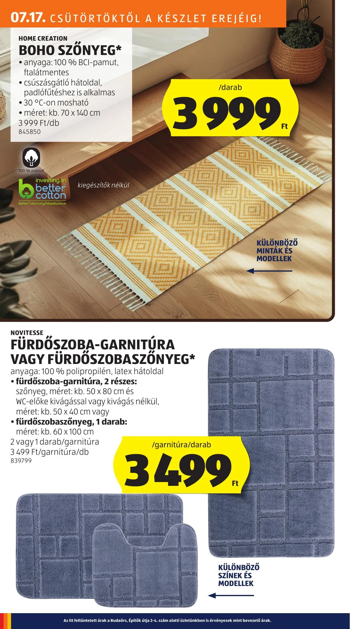 Aldi akciós újság 07.17–07.23 – 4. oldal
