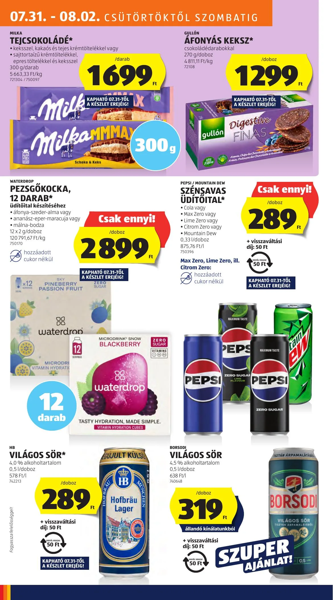 Aldi akciós újság 07.31–08.06 – 16. oldal