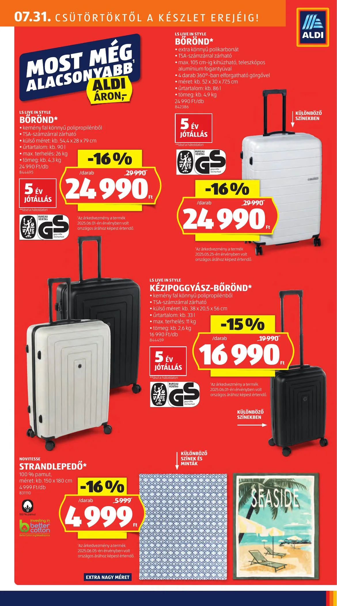 Aldi akciós újság 07.31–08.06 – 21. oldal