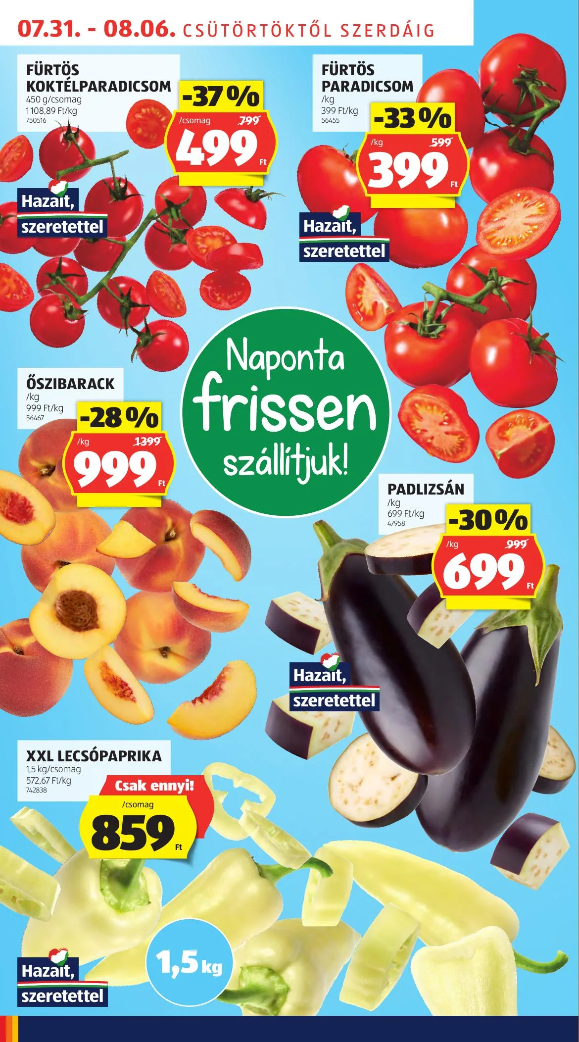 Aldi akciós újság 07.31–08.06 – 6. oldal