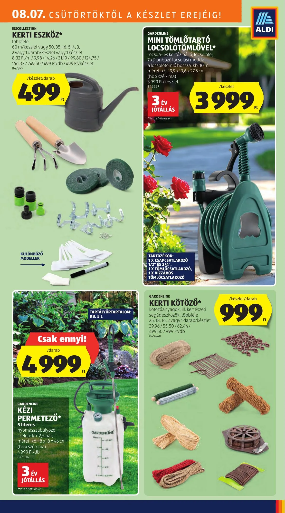 Aldi akciós újság 08.07–08.13 – 25. oldal