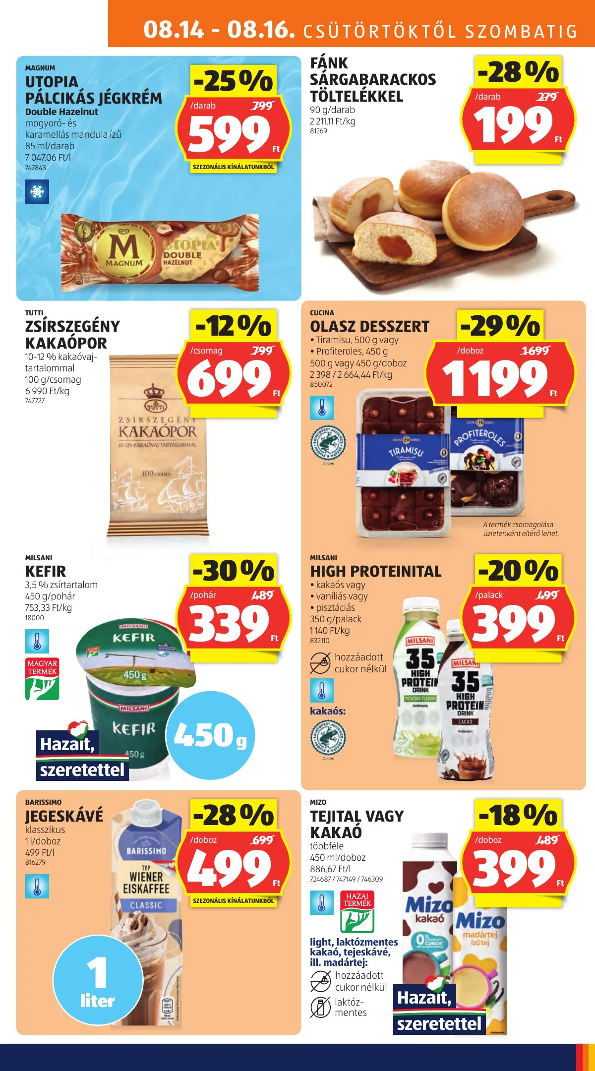 Aldi akciós újság 08.14–08.19 – 13. oldal