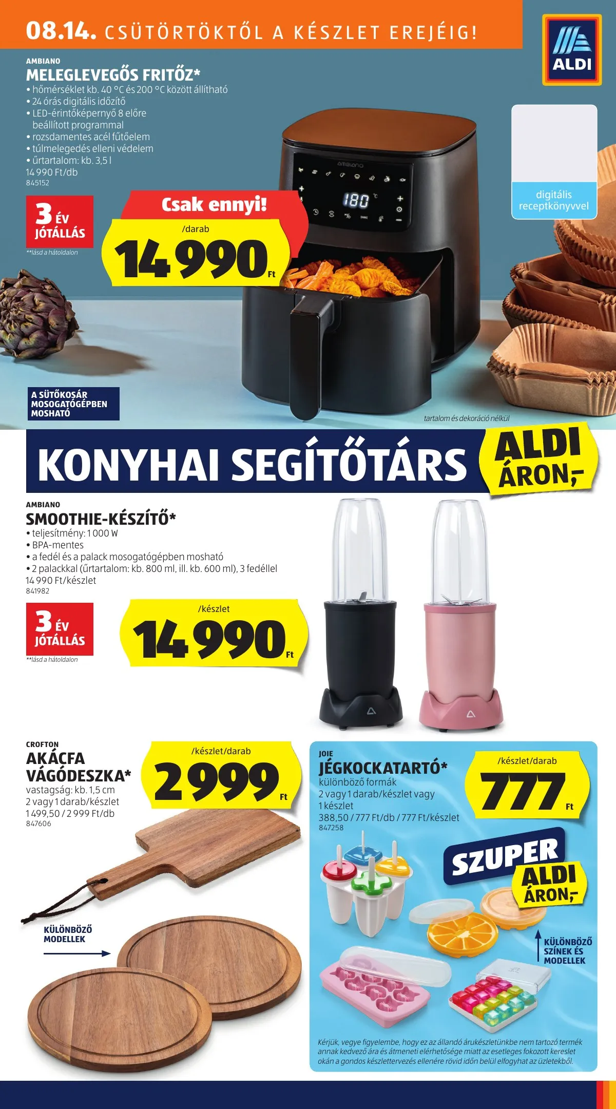 Aldi akciós újság 08.14–08.19 – 23. oldal