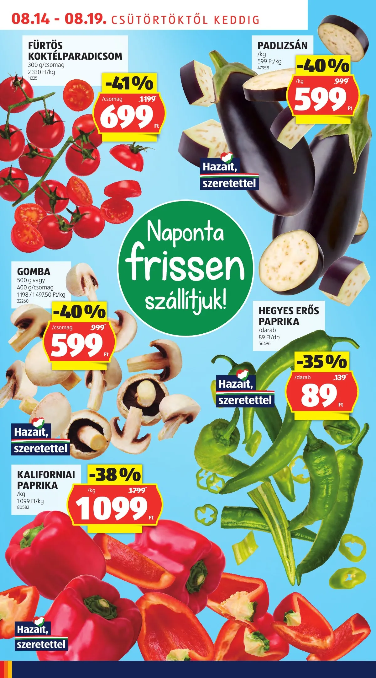 Aldi akciós újság 08.14–08.19 – 6. oldal