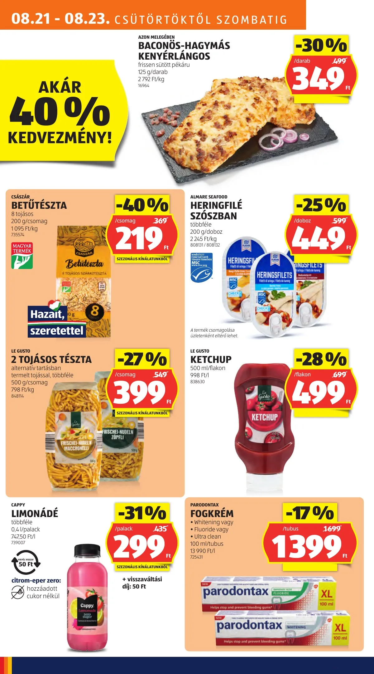 Aldi akciós újság 08.21–08.27 – 14. oldal