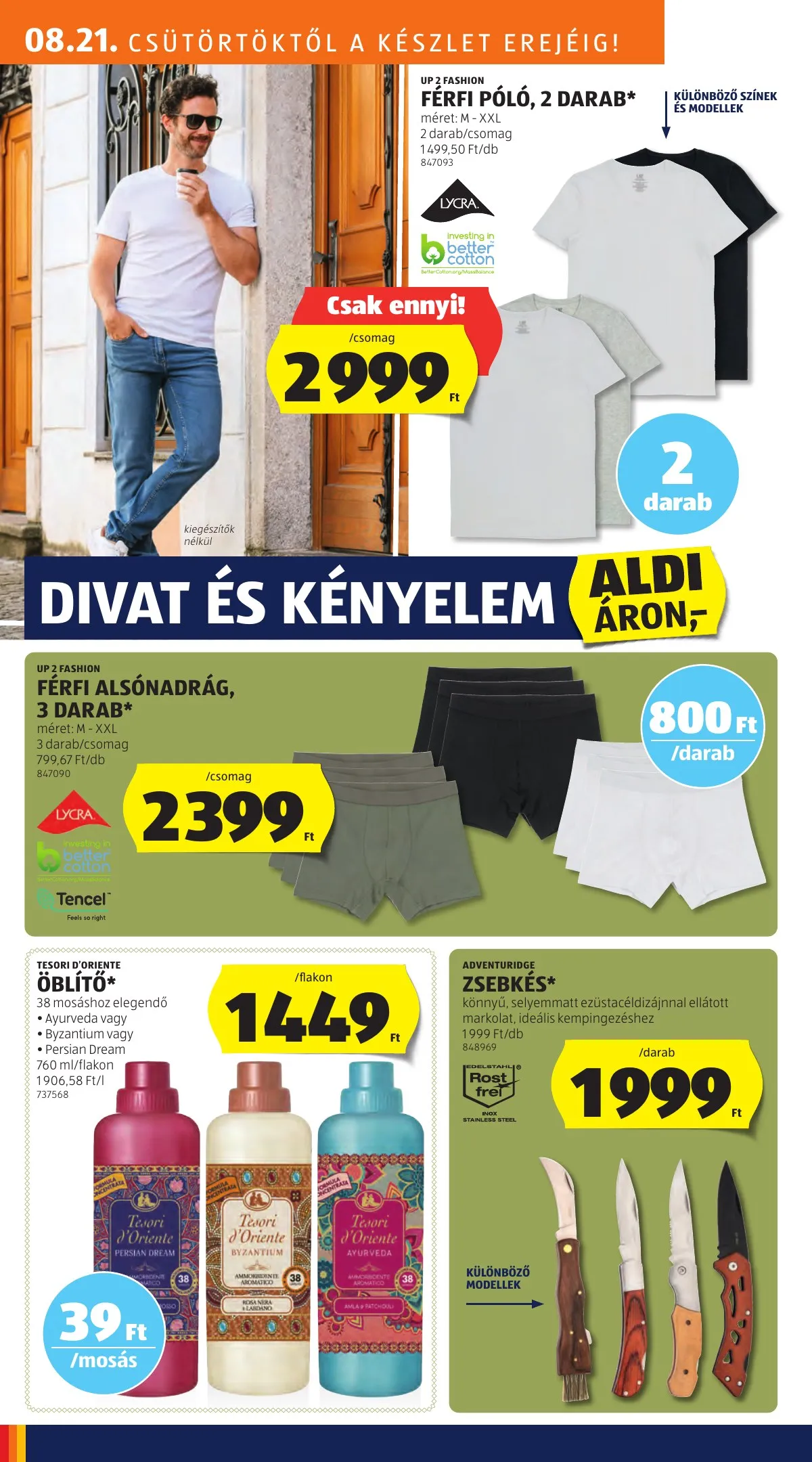 Aldi akciós újság 08.21–08.27 – 22. oldal