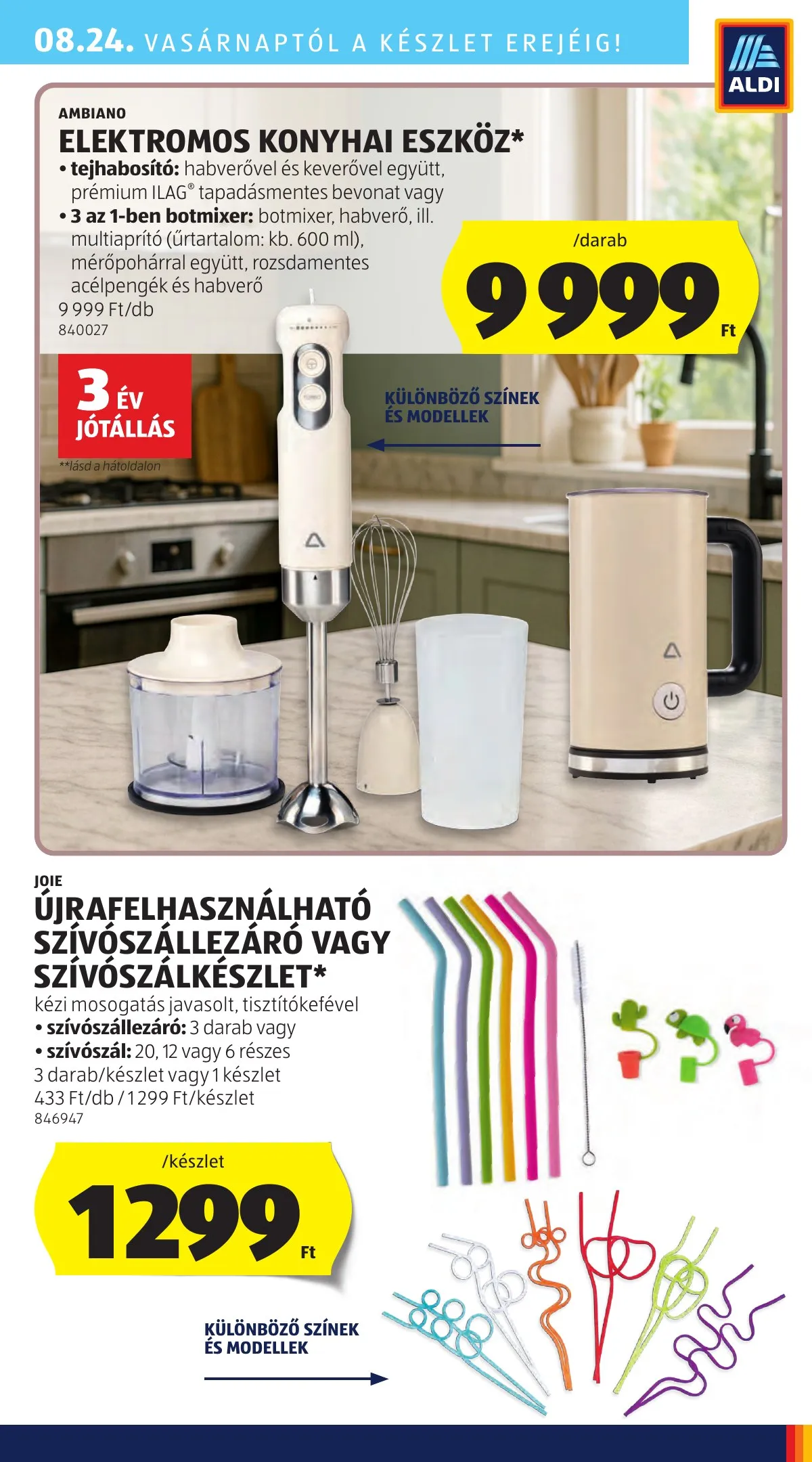 Aldi akciós újság 08.21–08.27 – 5. oldal