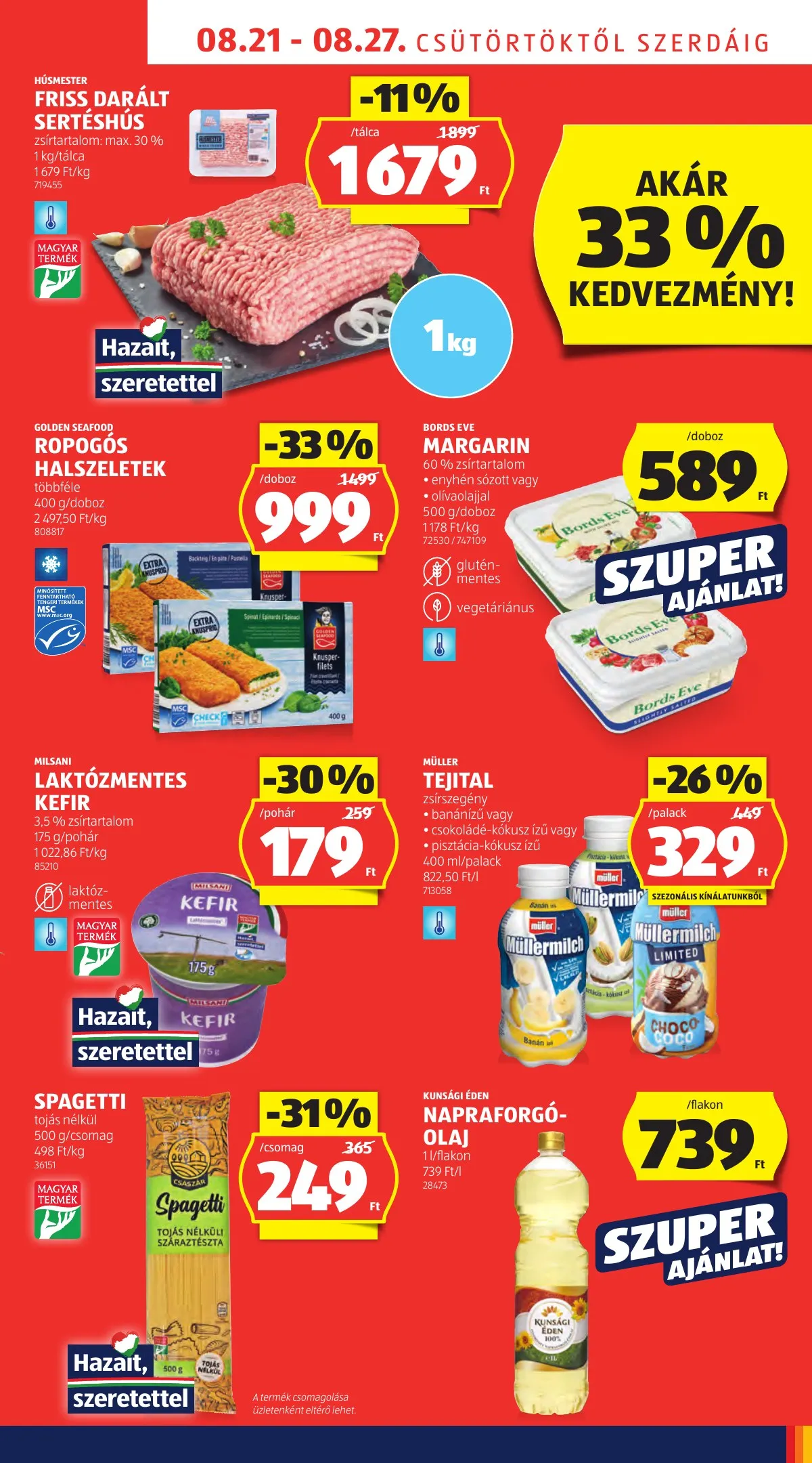 Aldi akciós újság 08.21–08.27 – 7. oldal