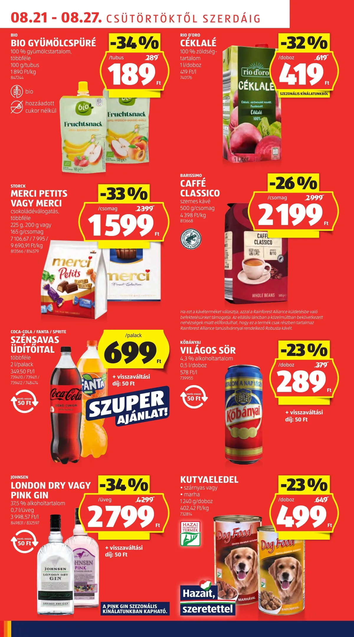 Aldi akciós újság 08.21–08.27 – 8. oldal