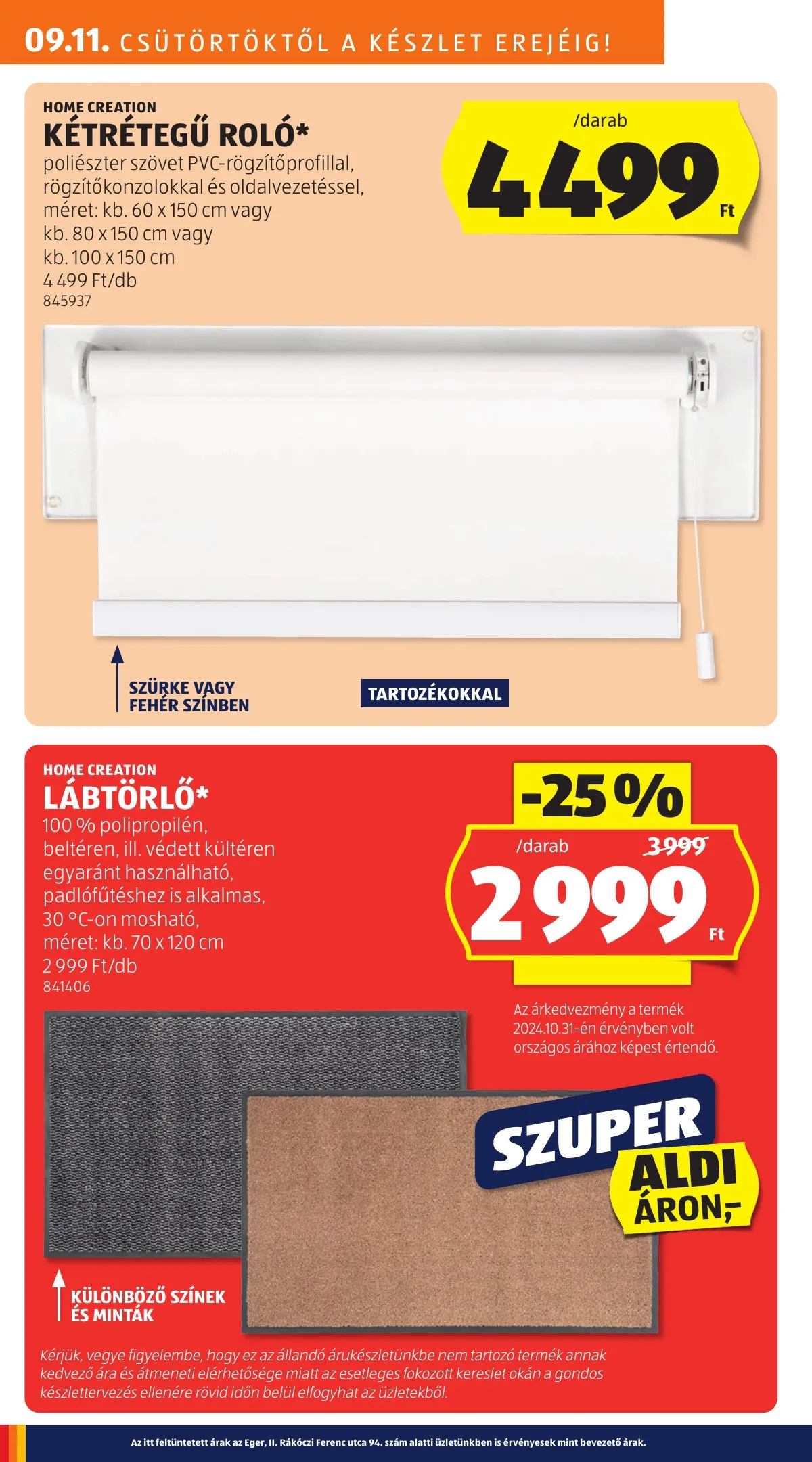 Aldi akciós újság 09.11–09.17 – 4. oldal