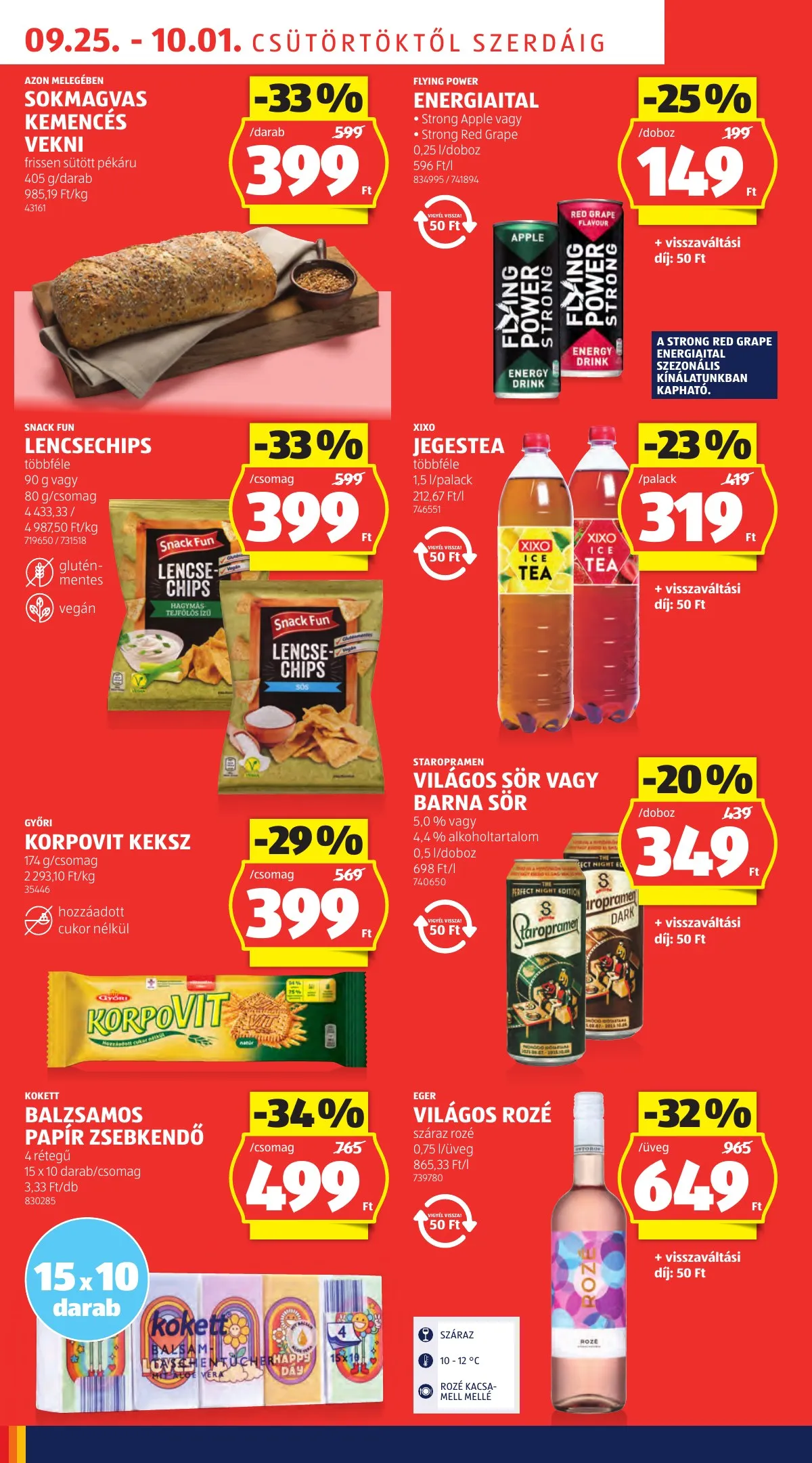 Aldi akciós újság 09.25–10.01 – 10. oldal