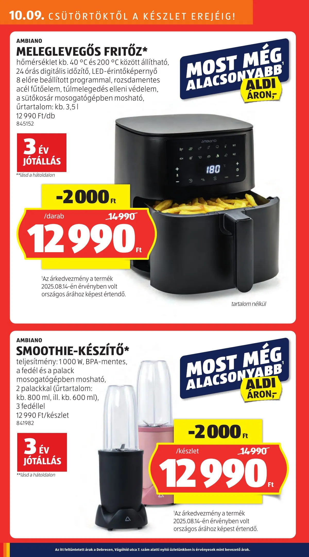 Aldi akciós újság 10.09–10.15 – 4. oldal