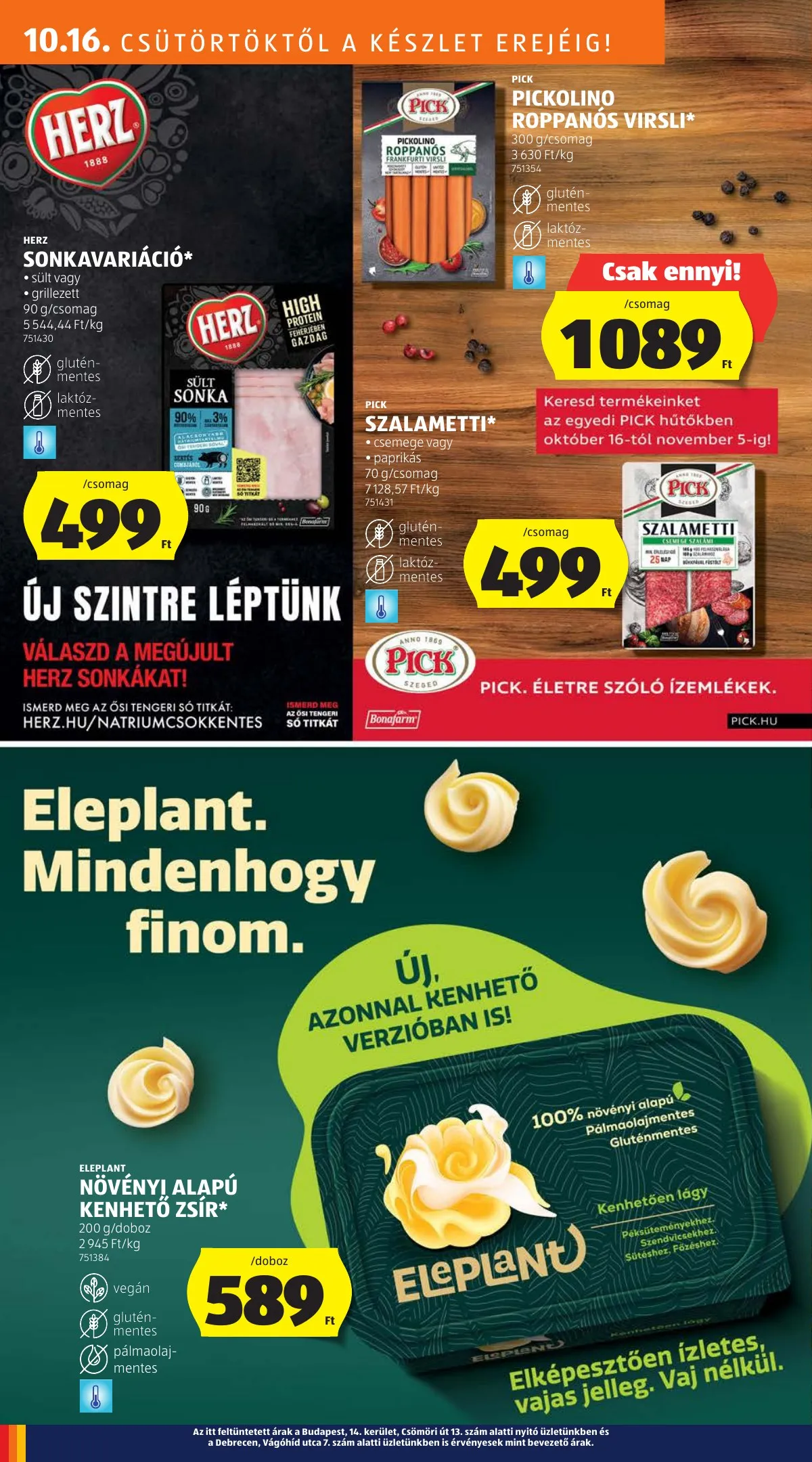 Aldi akciós újság 10.16–10.22 – 16. oldal