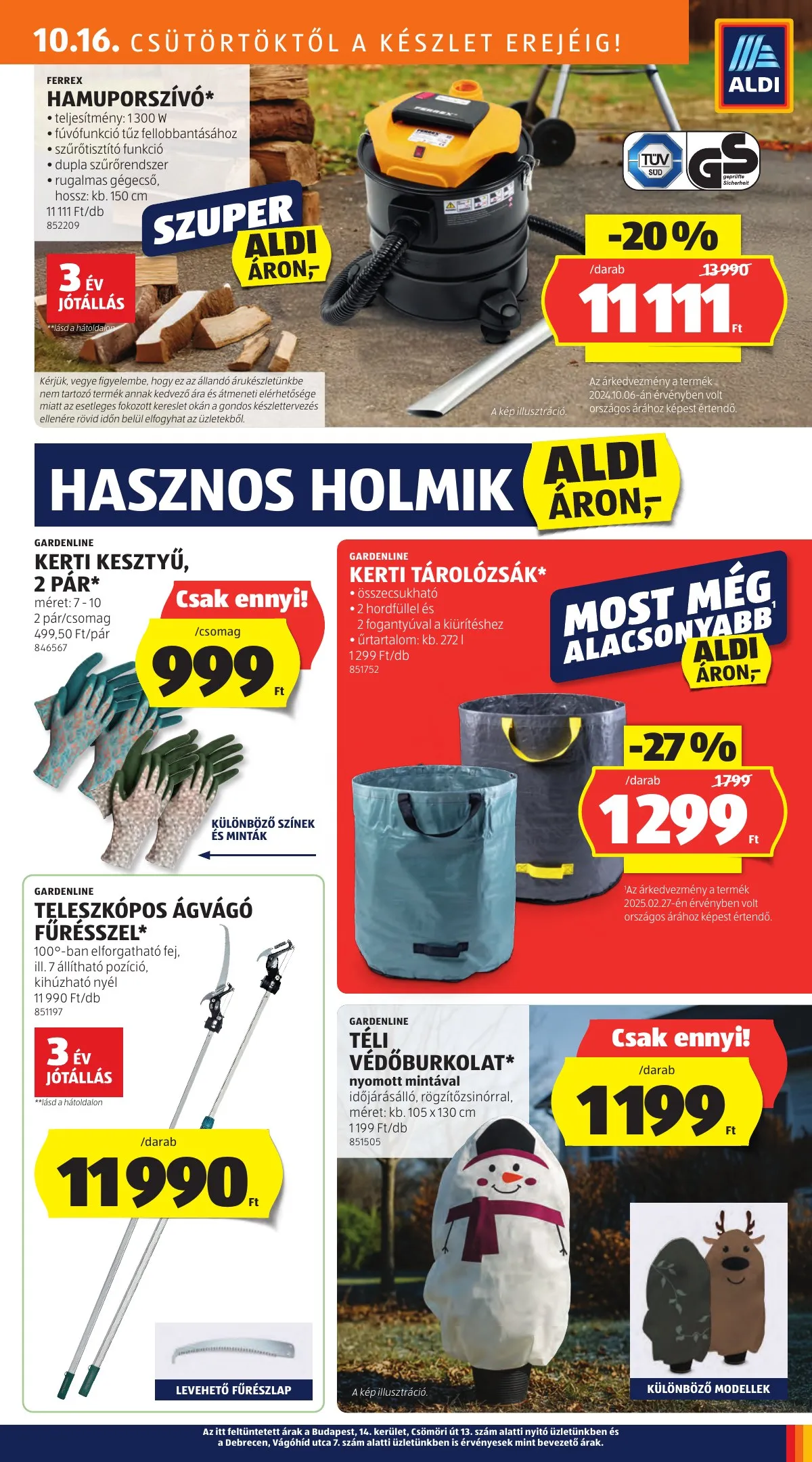Aldi akciós újság 10.16–10.22 – 25. oldal