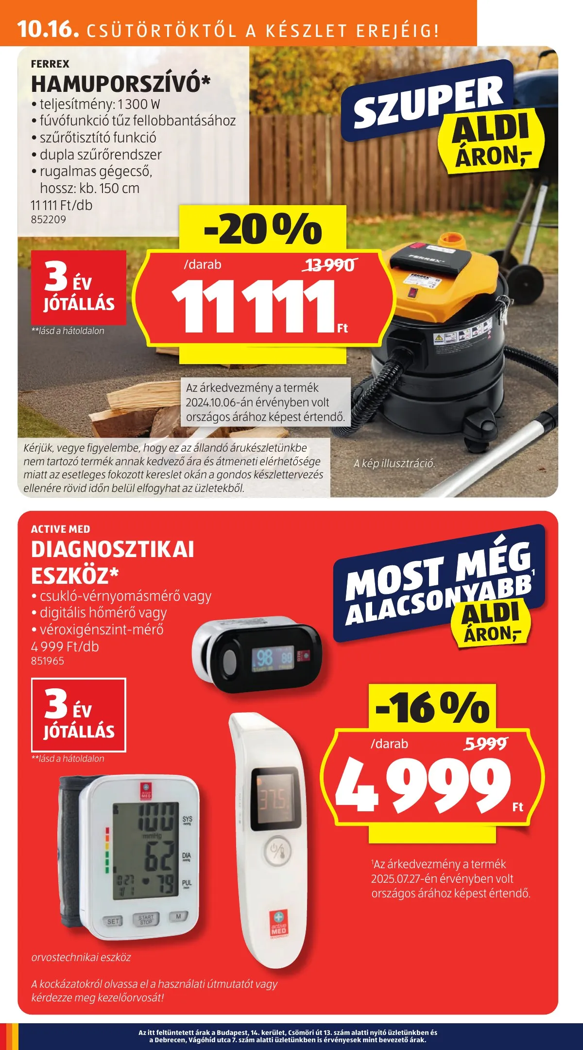 Aldi akciós újság 10.16–10.22 – 4. oldal
