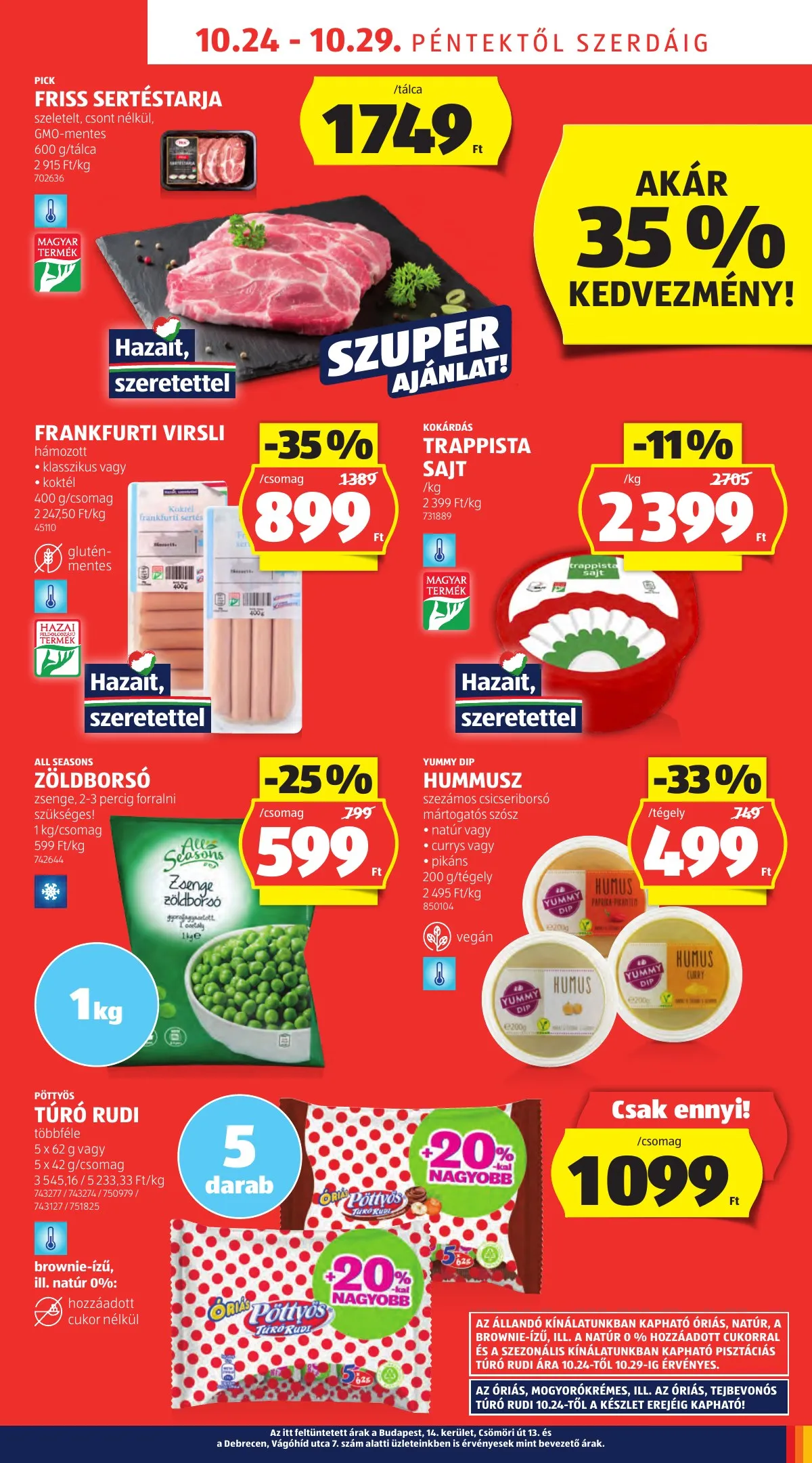 Aldi akciós újság 10.24–10.29 – 15. oldal