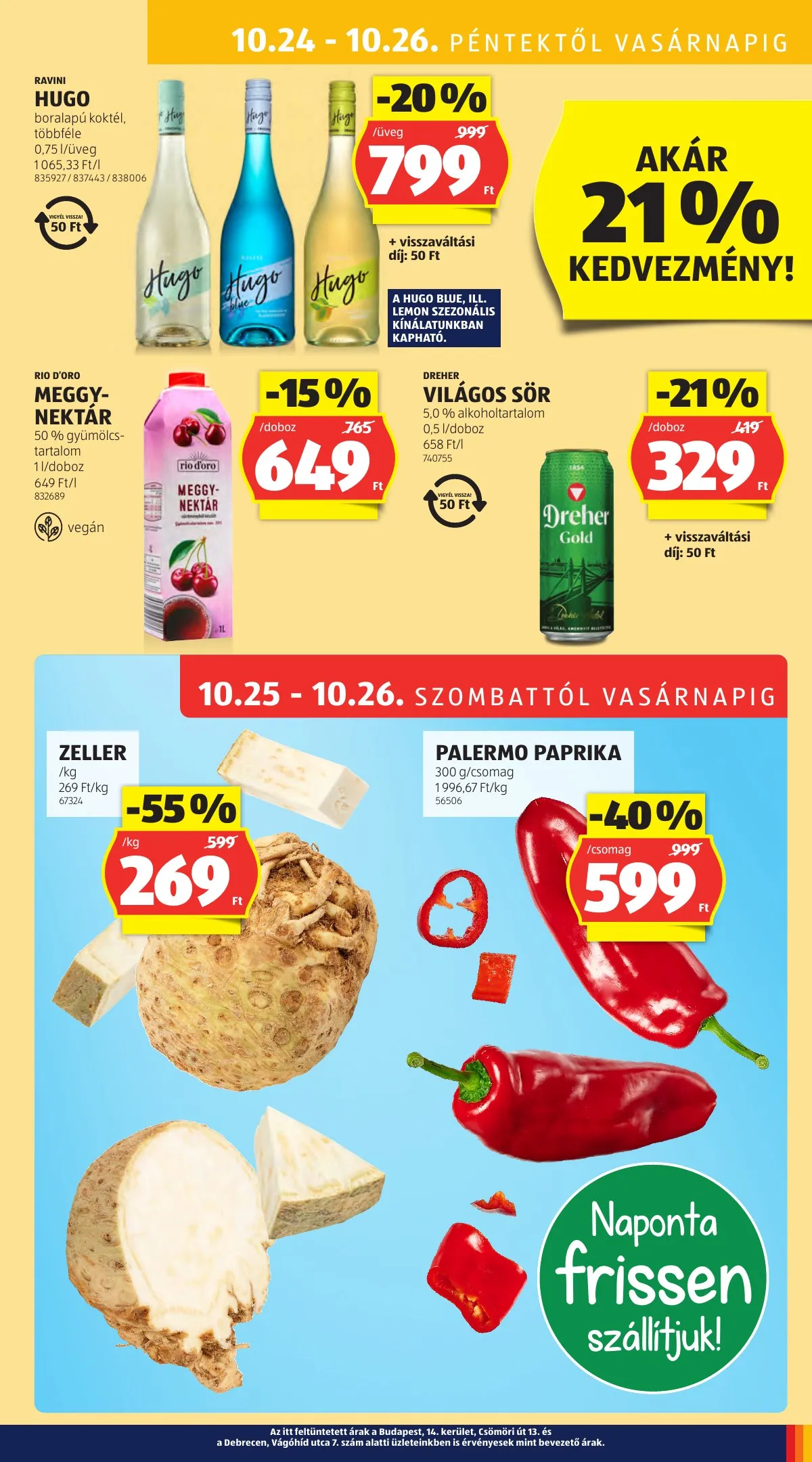 Aldi akciós újság 10.24–10.29 – 29. oldal