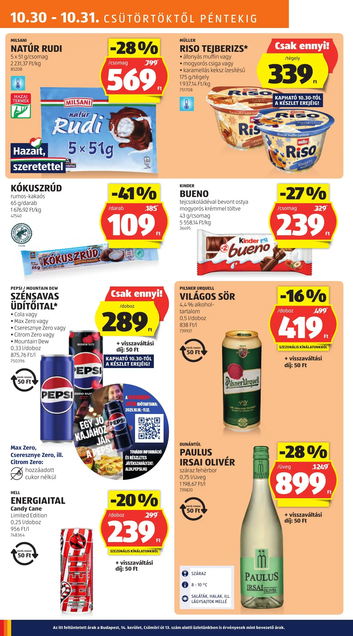 Aldi akciós újság 10.30–11.05 – 12. oldal