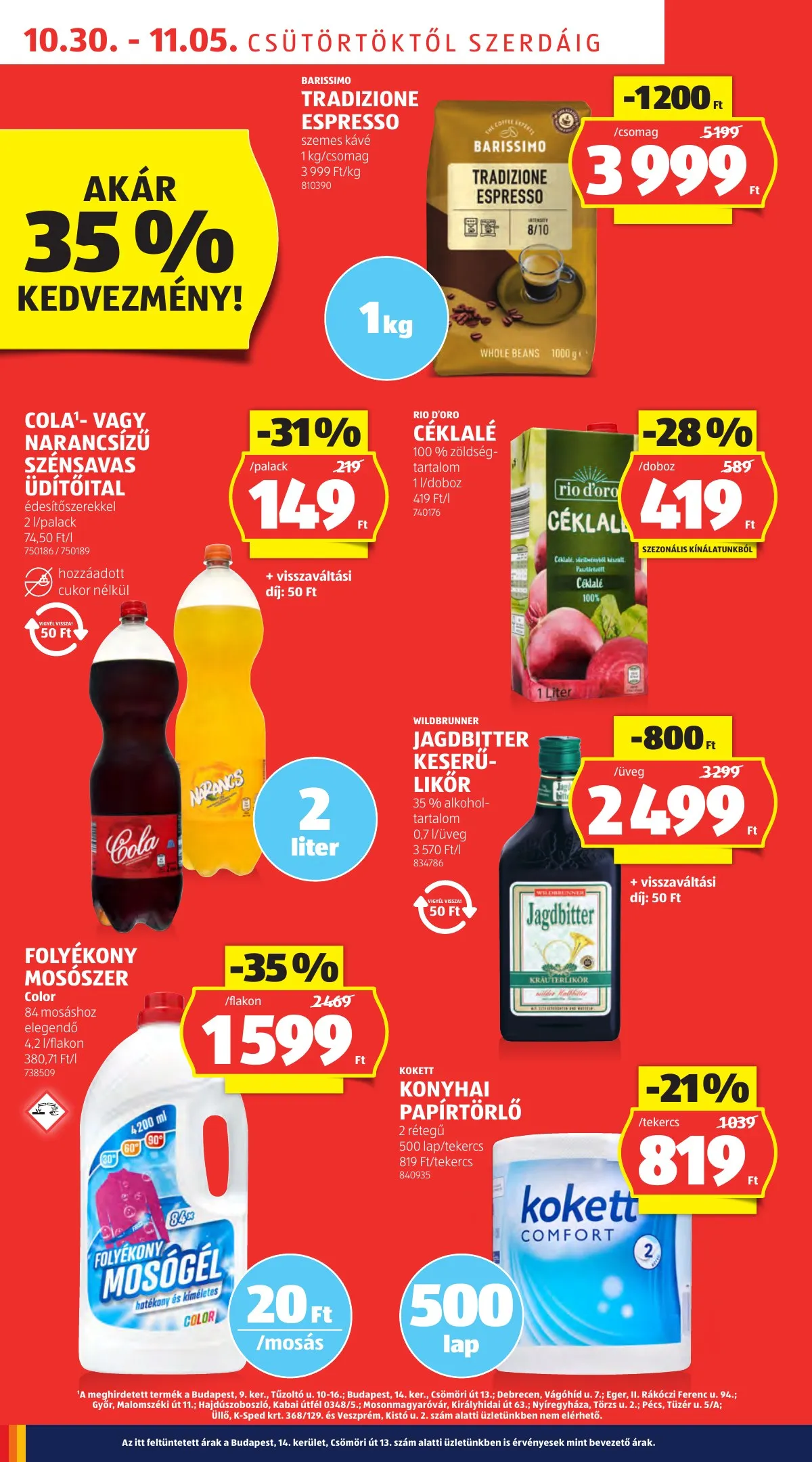 Aldi akciós újság 10.30–11.05 – 16. oldal