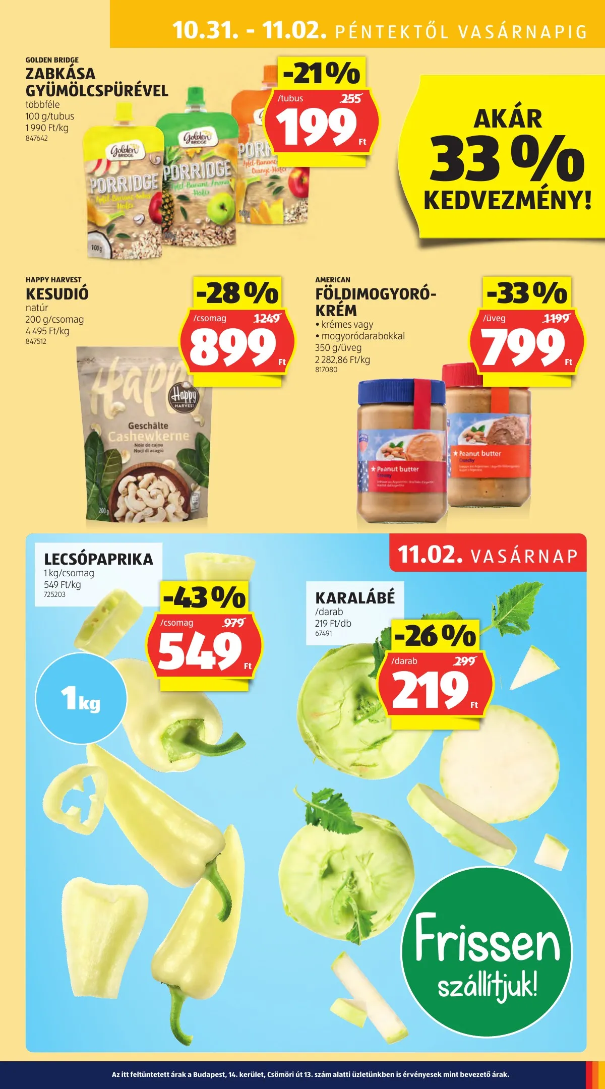 Aldi akciós újság 10.30–11.05 – 33. oldal