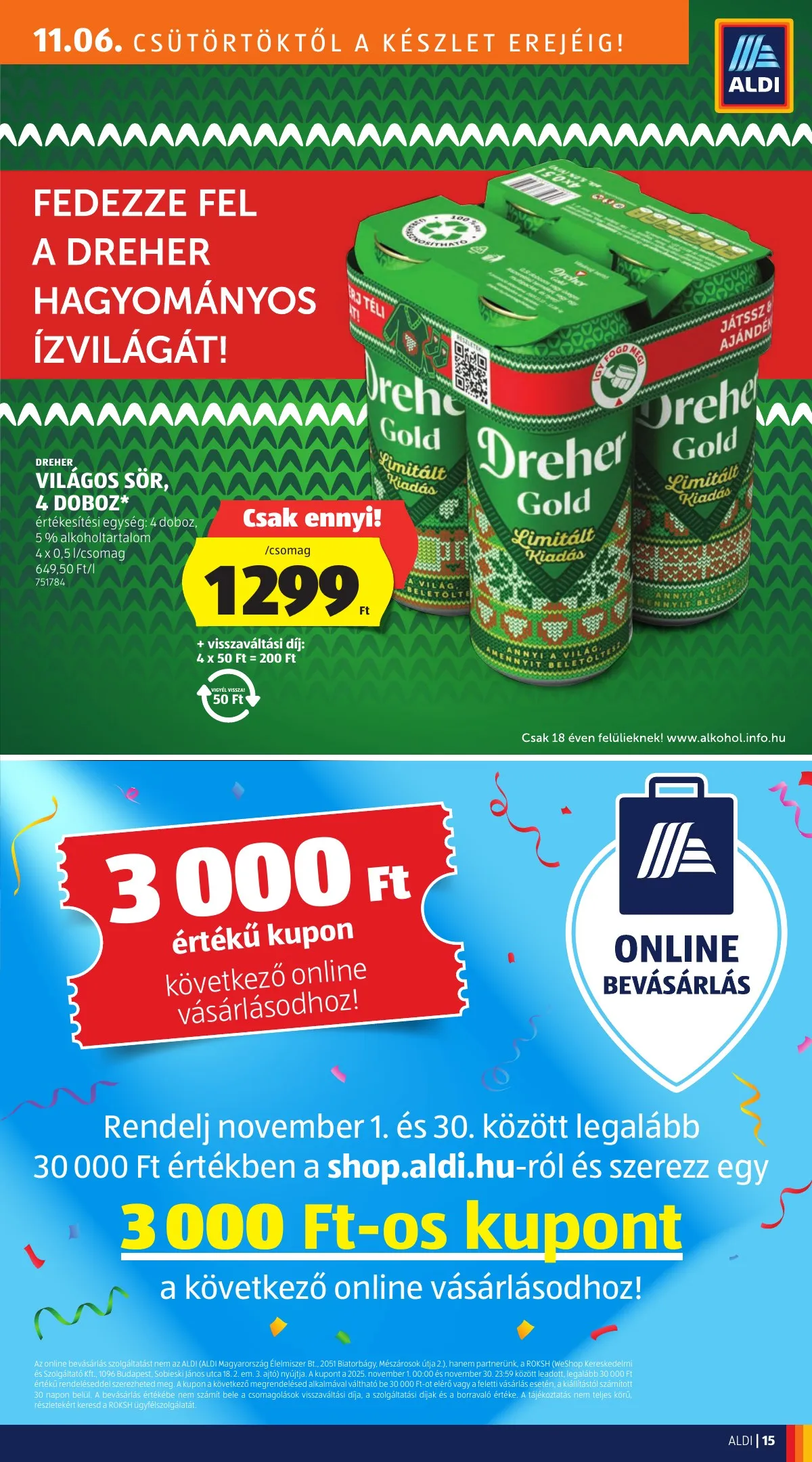 Aldi akciós újság 11.06–11.12 – 23. oldal
