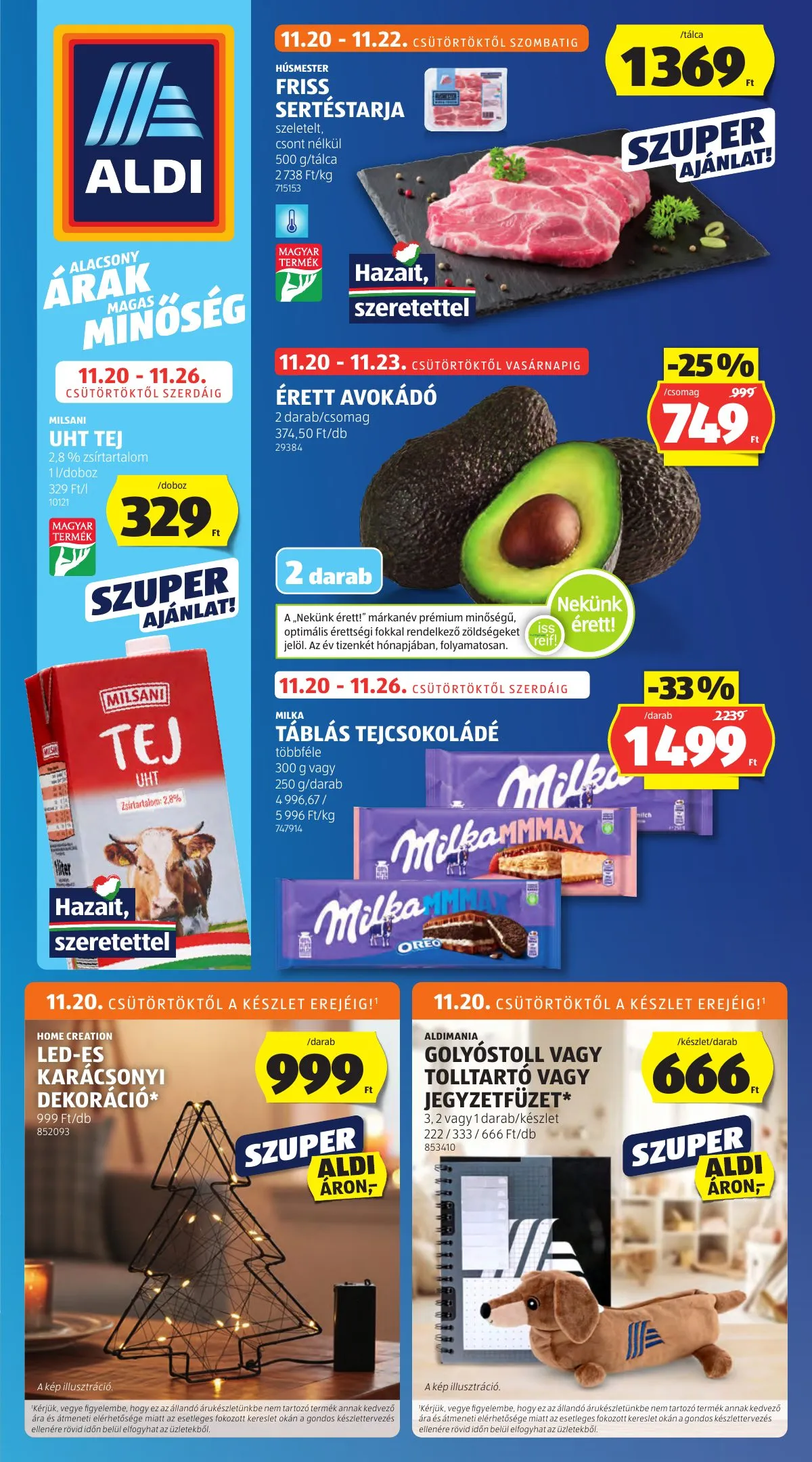 Aldi akciós újság 11.20–11.26
