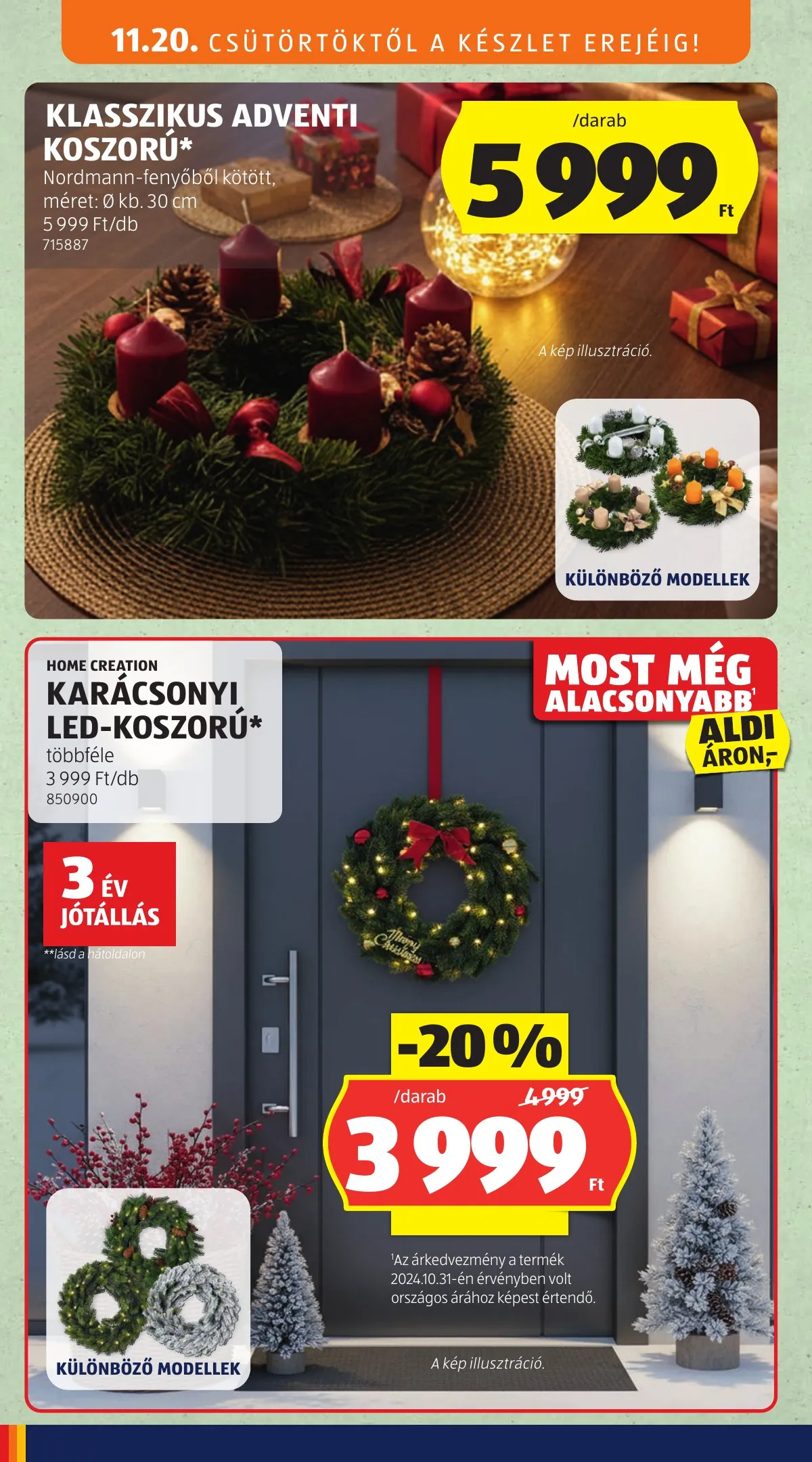 Aldi akciós újság 11.20–11.26 – 4. oldal