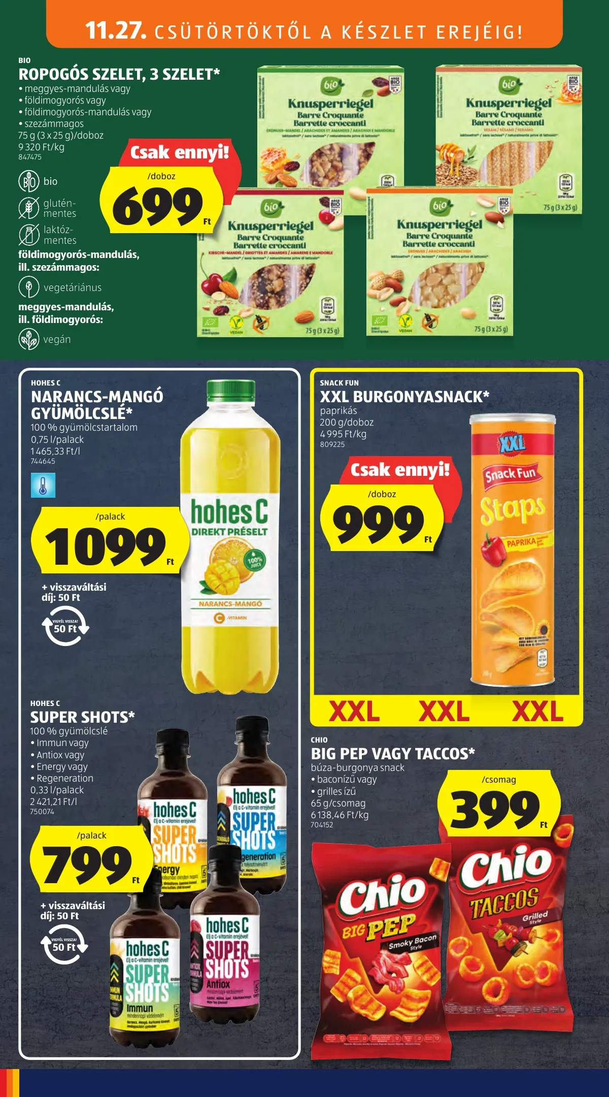 Aldi akciós újság 11.27–12.03 – 16. oldal
