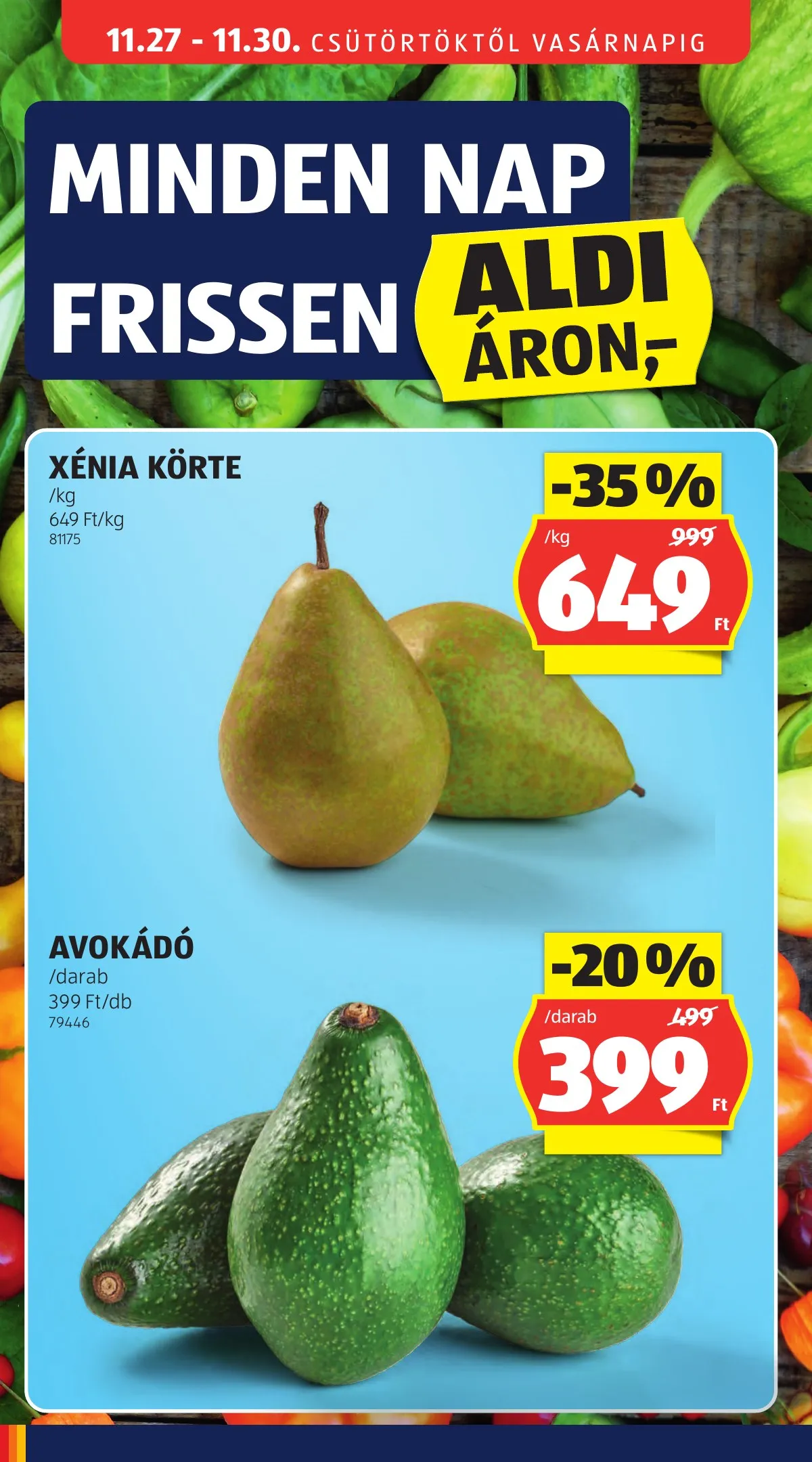 Aldi akciós újság 11.27–12.03 – 18. oldal